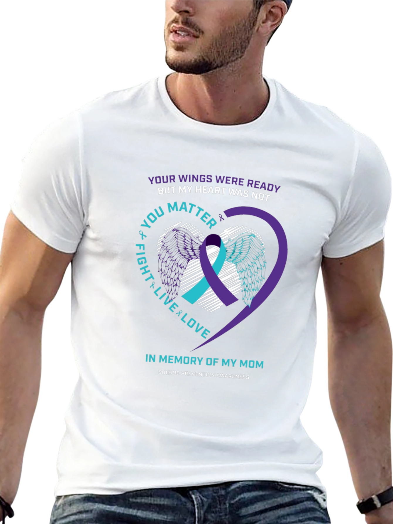 In Memory of My Mom Suicide Awareness T-Shirt