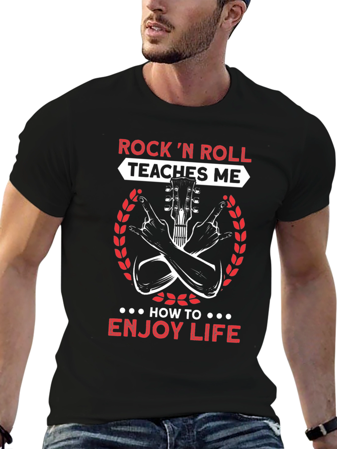 Rock N Roll Teaches Me Graphic Tee