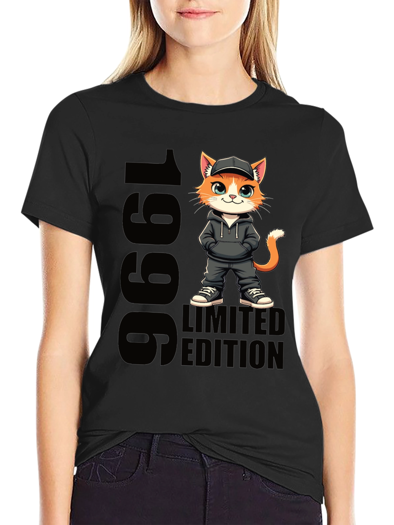 1996 Limited Edition Cat Graphic T-Shirt