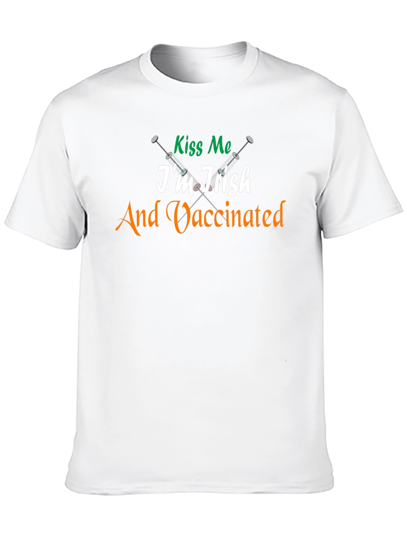 Kiss Me Im Irish & Vaccinated Tee