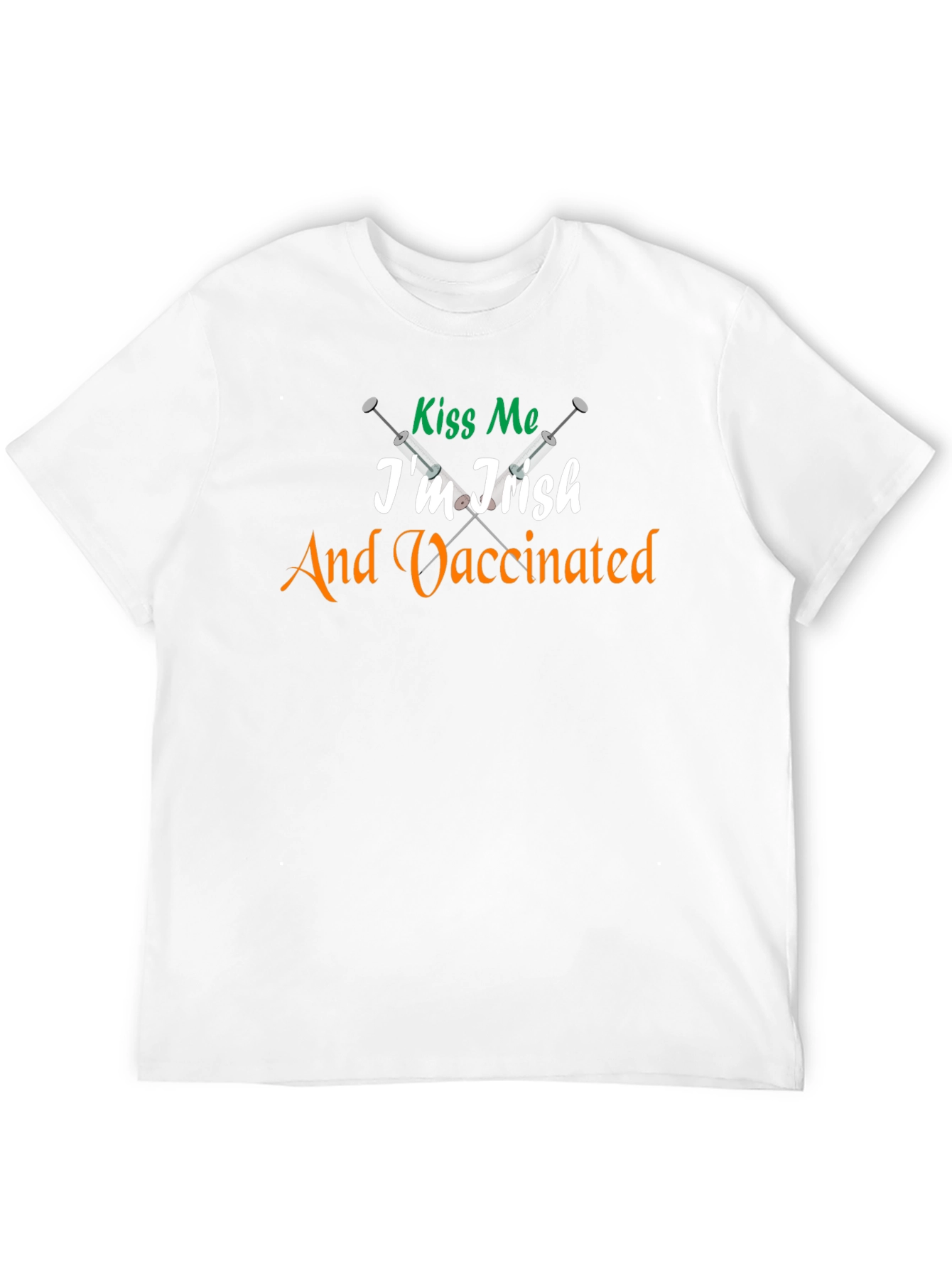 Kiss Me Im Irish & Vaccinated Tee