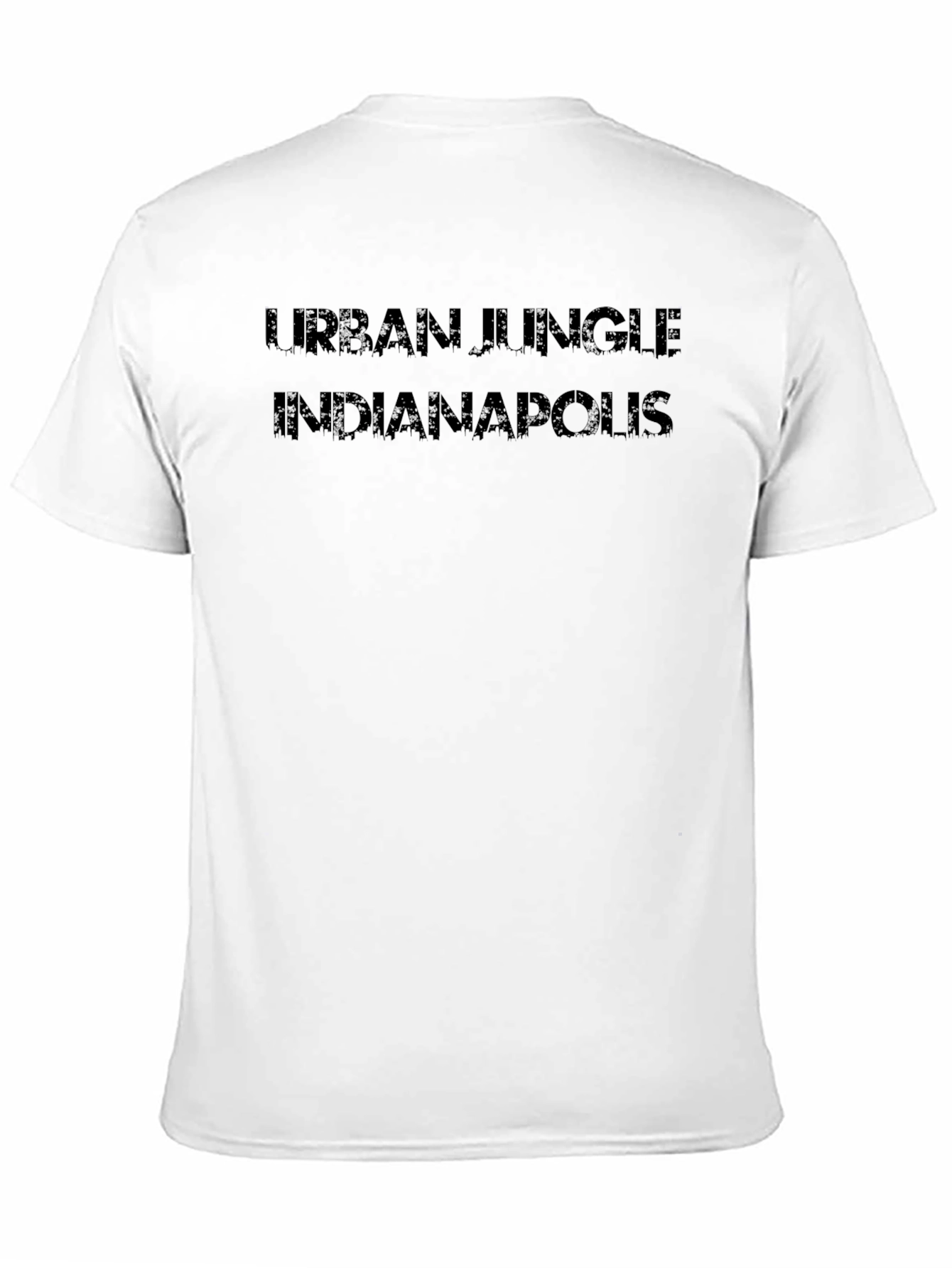 Urban Jungle Indianapolis Black Graphic T-Shirt