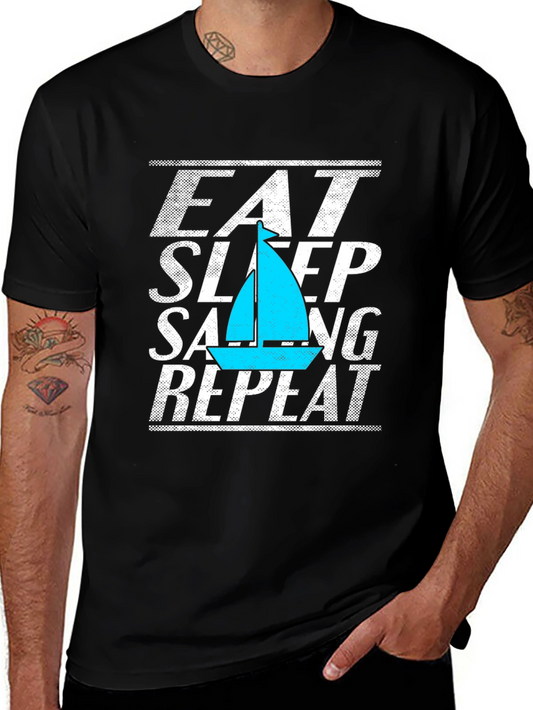 Eat Sleep Sailing Repeat T-Shirt