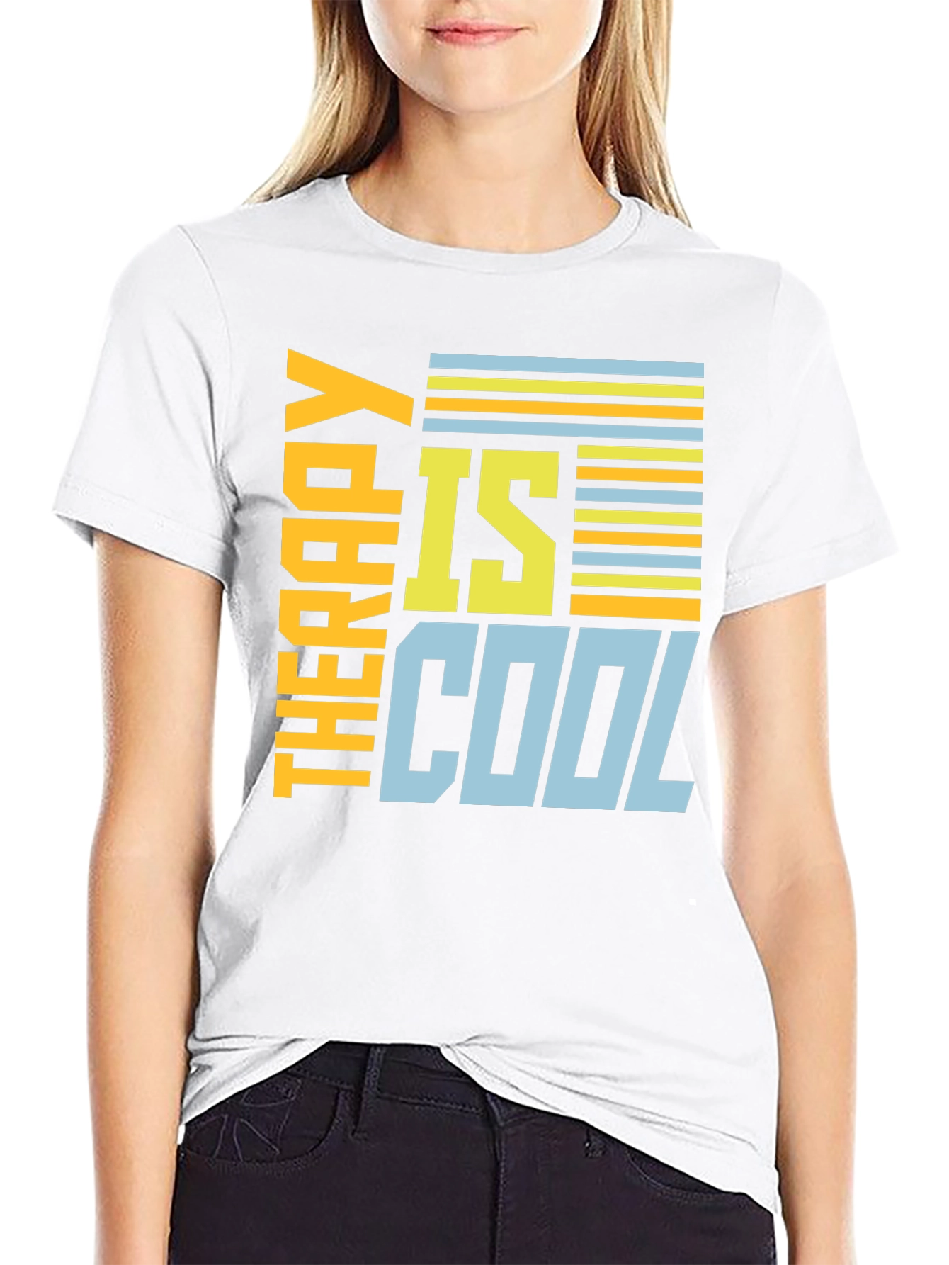 Therapy Is Cool Graphic Tee - Stylish Unisex T-Shirt
