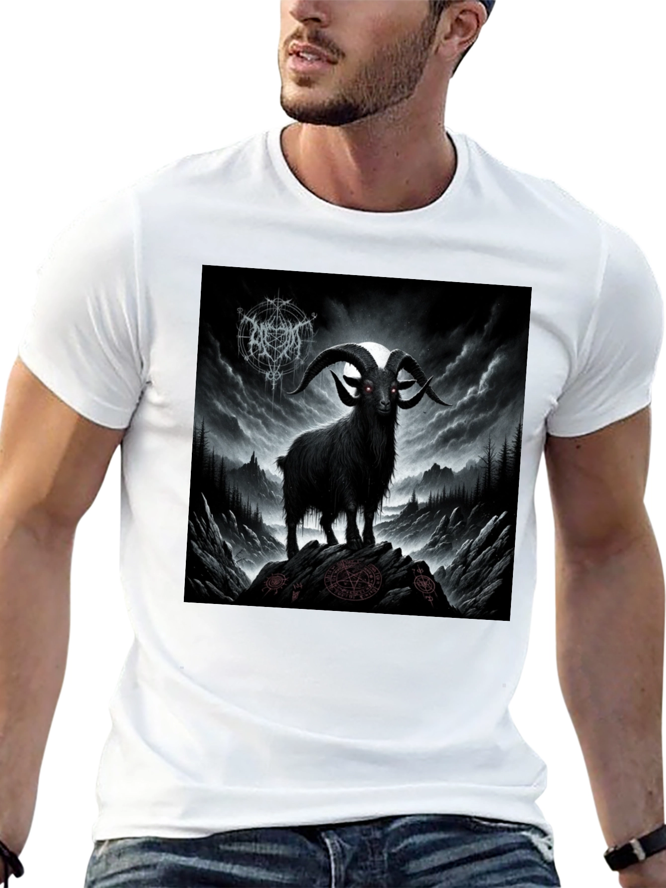 Black Goat T-Shirt - Occult Graphic Tee