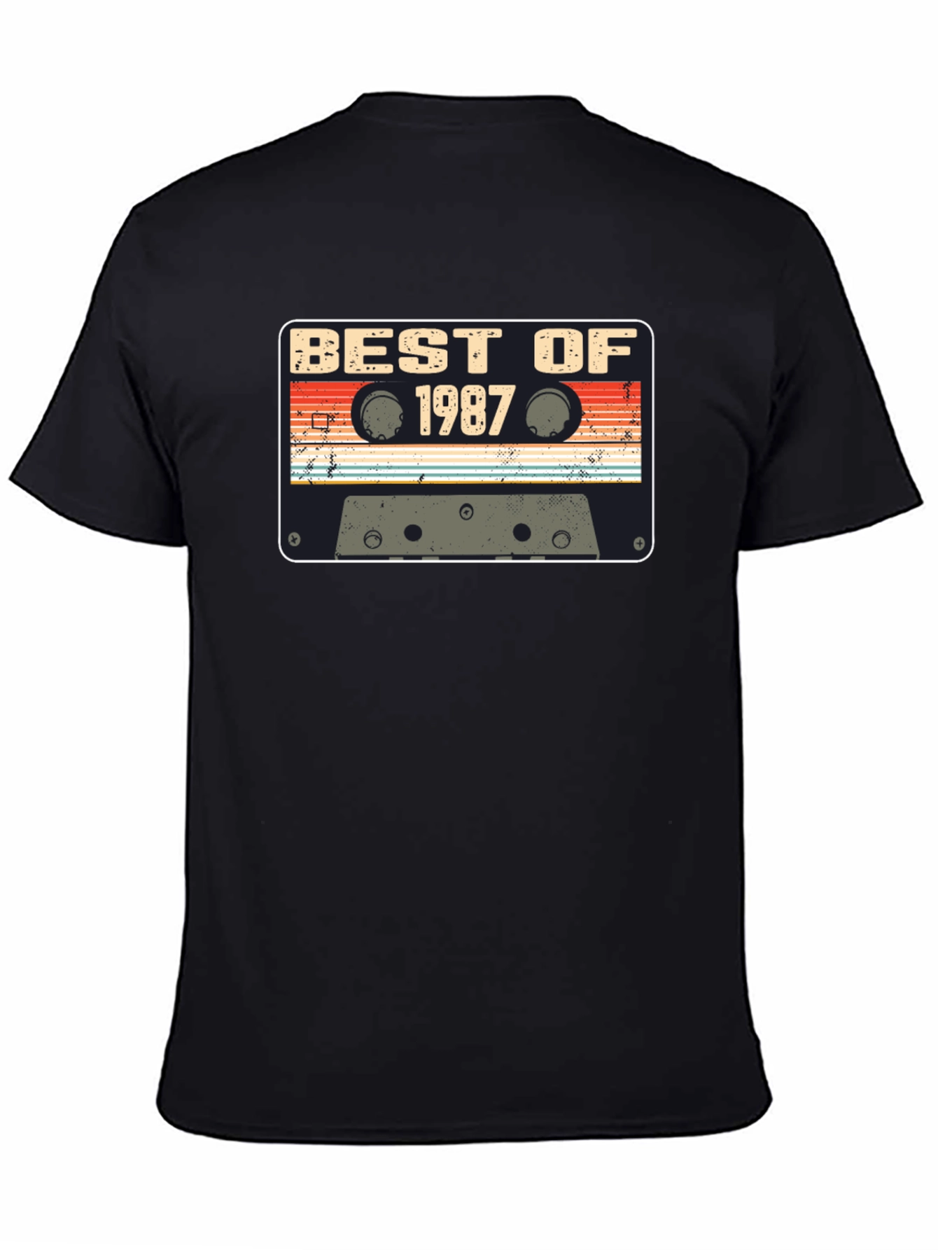 Best of 1987 Retro Cassette Tape Graphic T-Shirt
