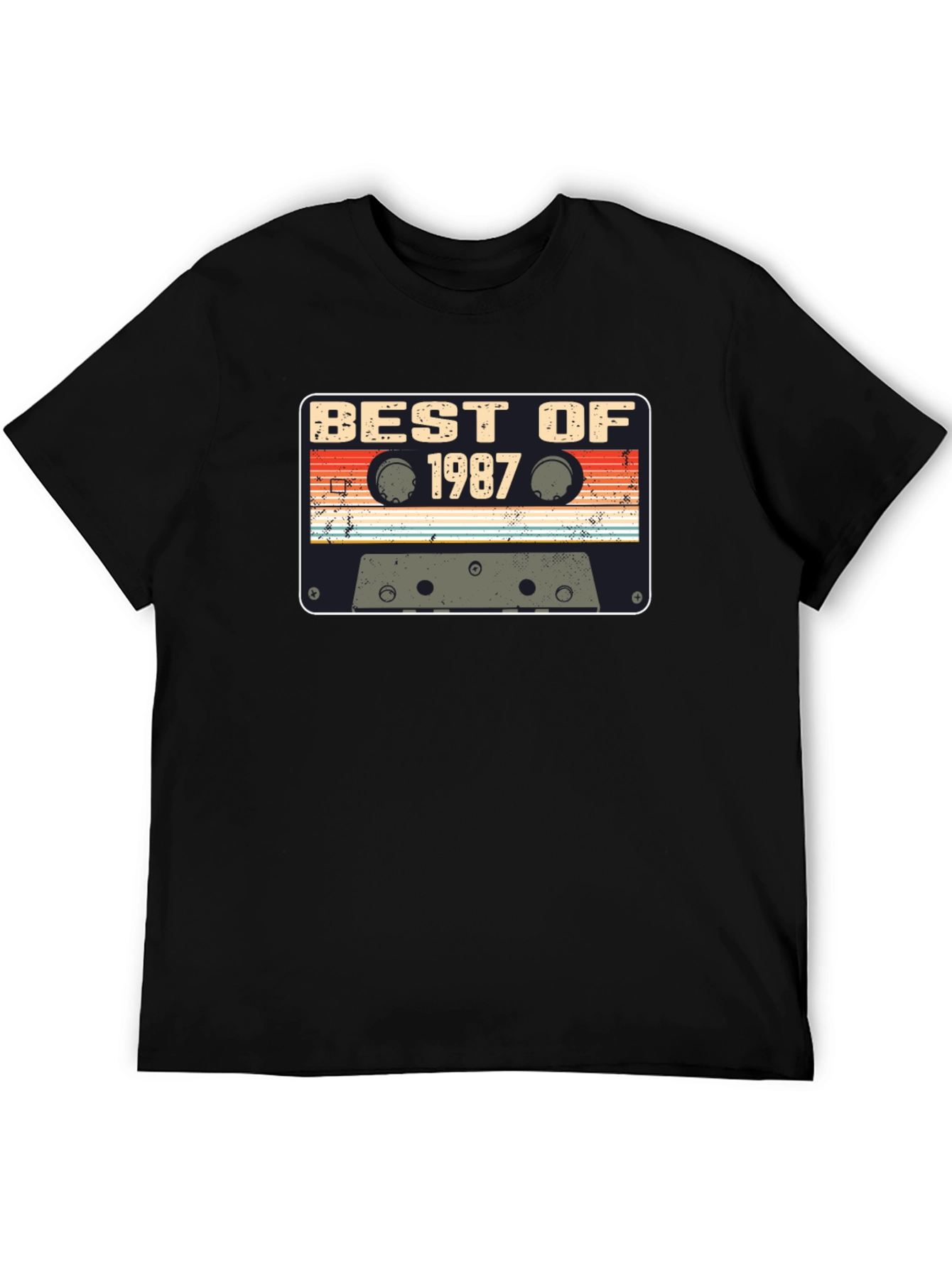 Best of 1987 Retro Cassette Tape Graphic T-Shirt