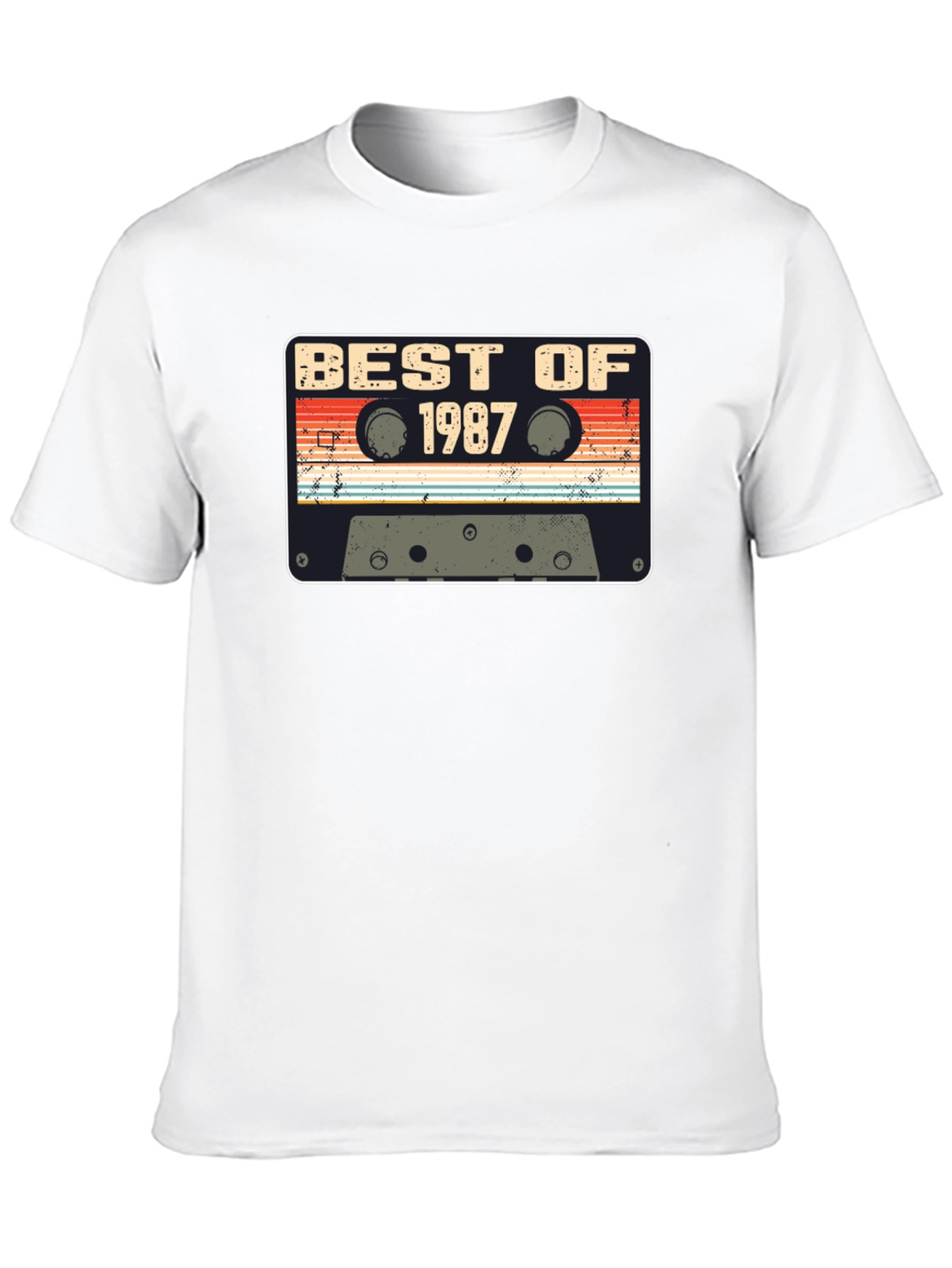 Best of 1987 Retro Cassette Tape Graphic T-Shirt