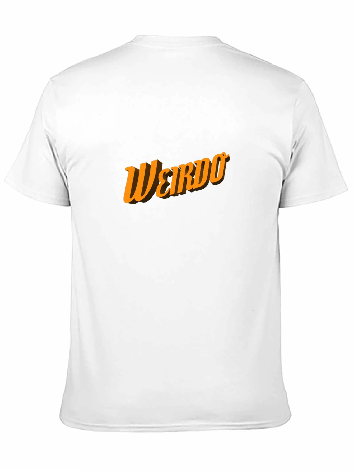 Weirdo Graphic Print Black Crew Neck T-Shirt