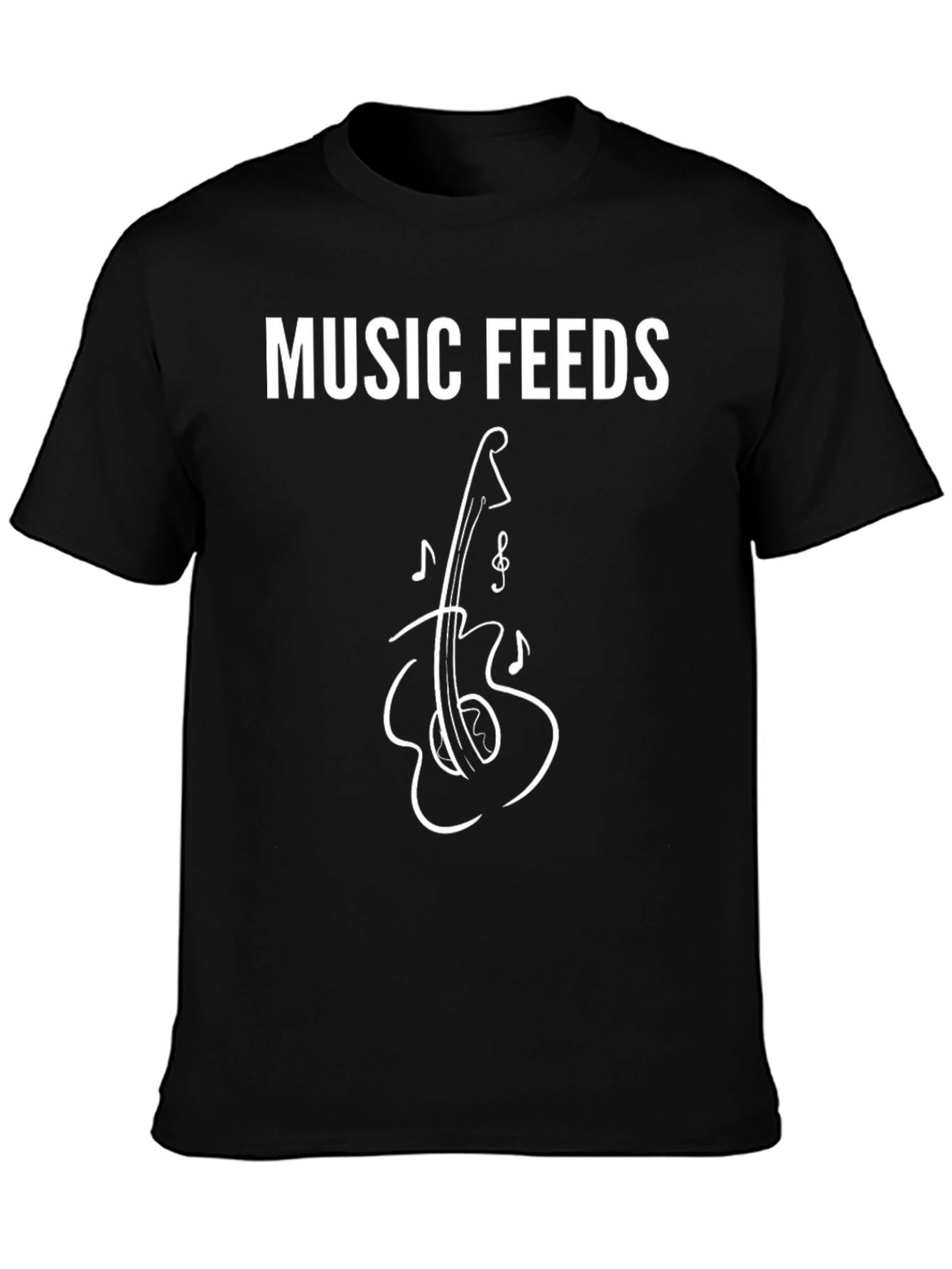 Music Feeds Soul T-Shirt Guitar Graphic Tee