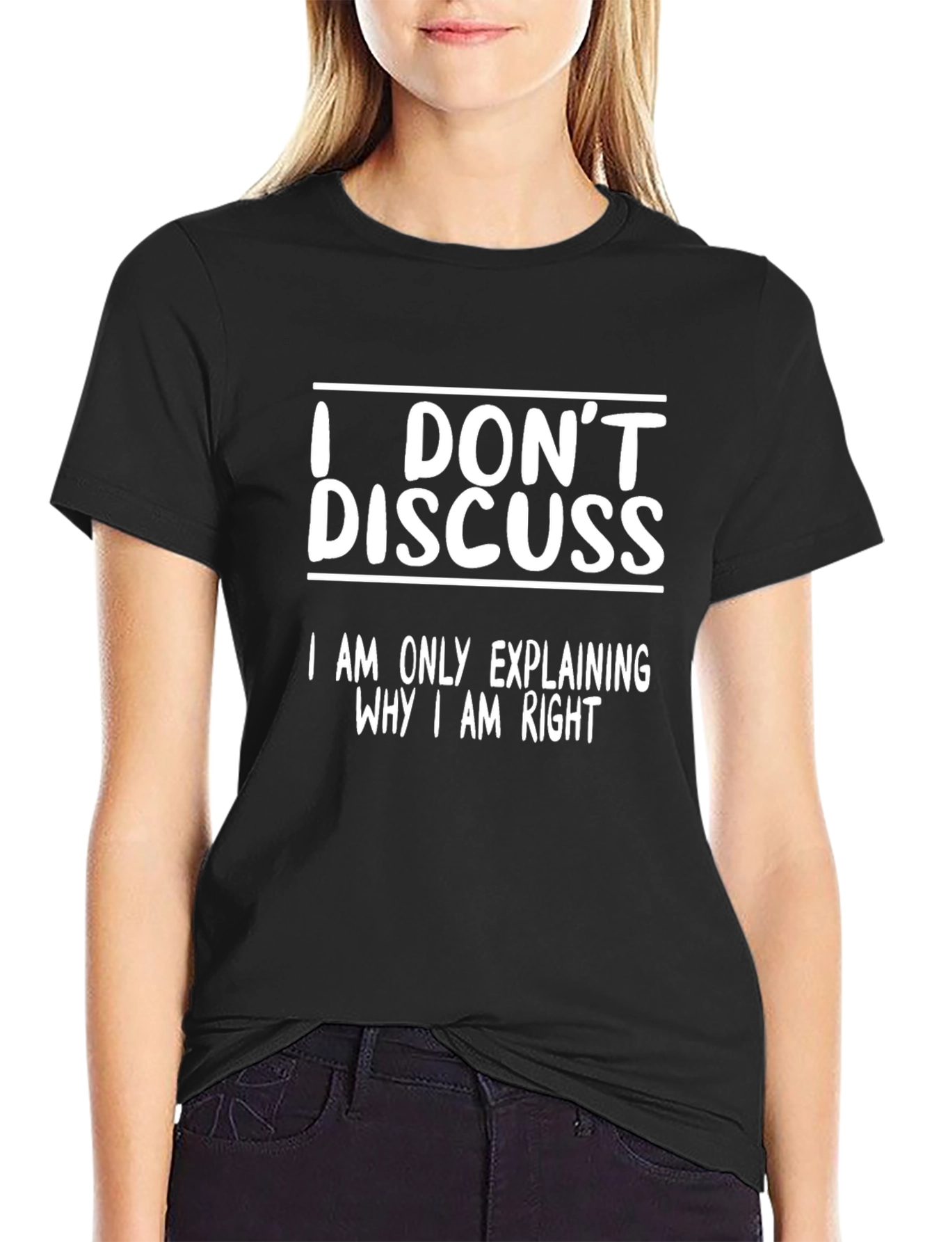 I Dont Discuss Funny T-Shirt