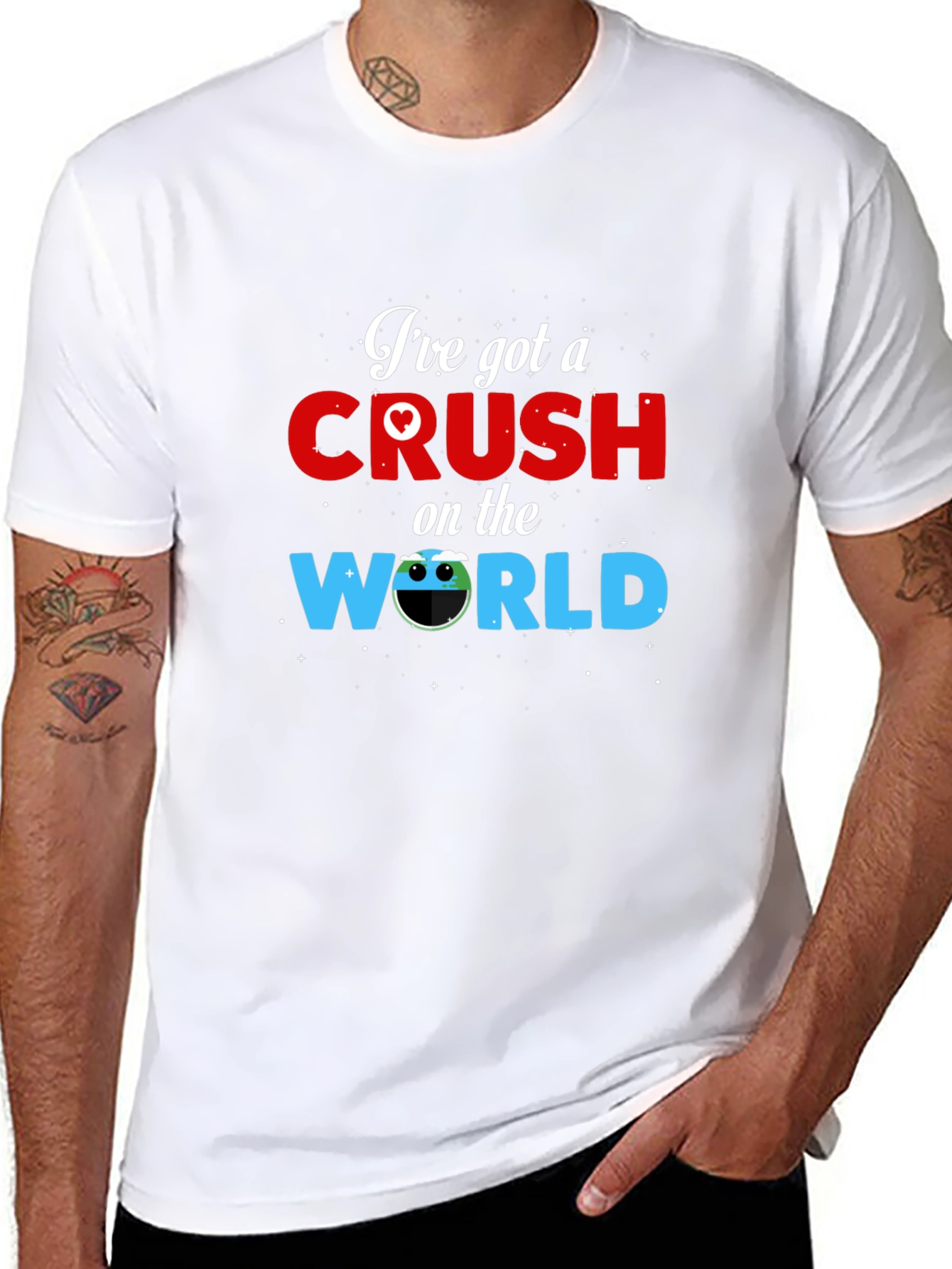 Crush On The World Graphic T-Shirt