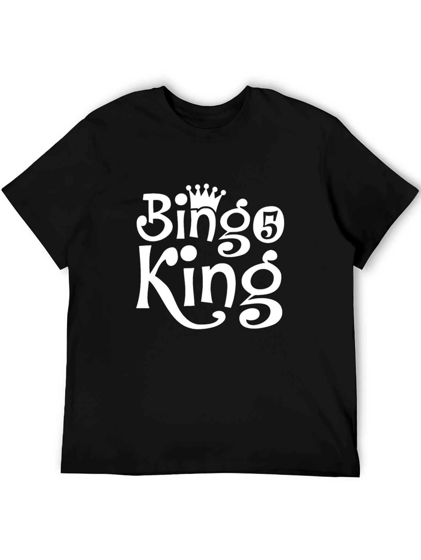 Bingo King Graphic T-Shirt - Fun Casual Wear