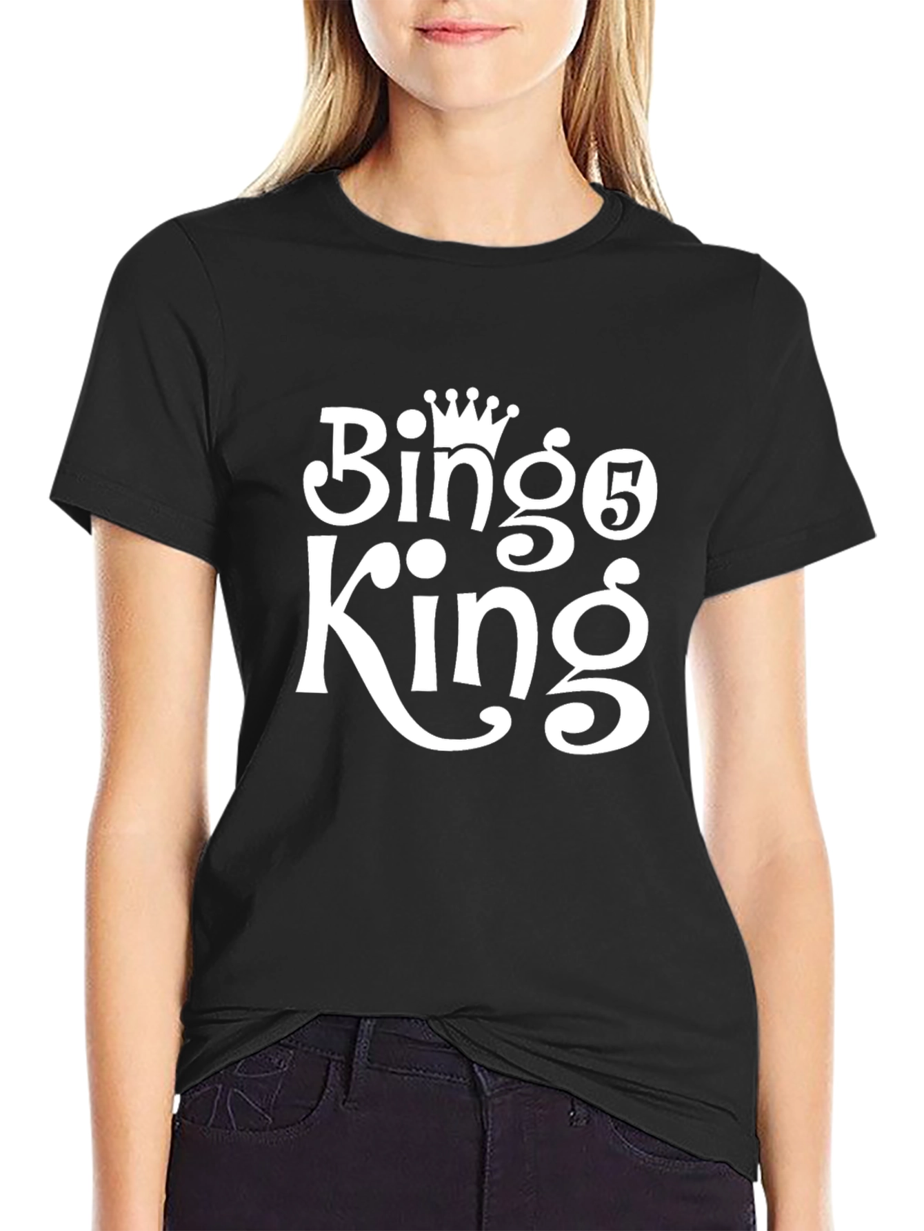 Bingo King Graphic T-Shirt - Fun Casual Wear