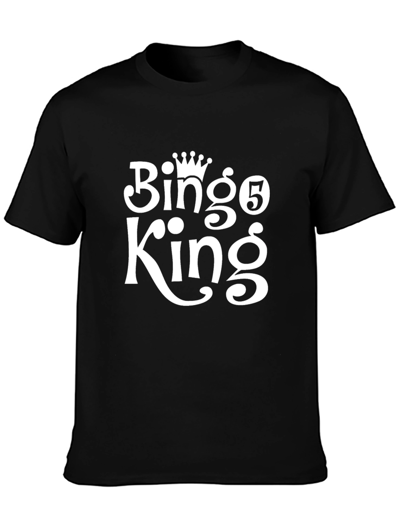 Bingo King Graphic T-Shirt - Fun Casual Wear