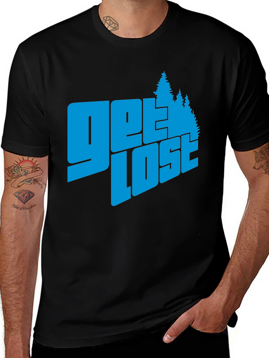 Get Lost Adventure T-Shirt - Tree Design