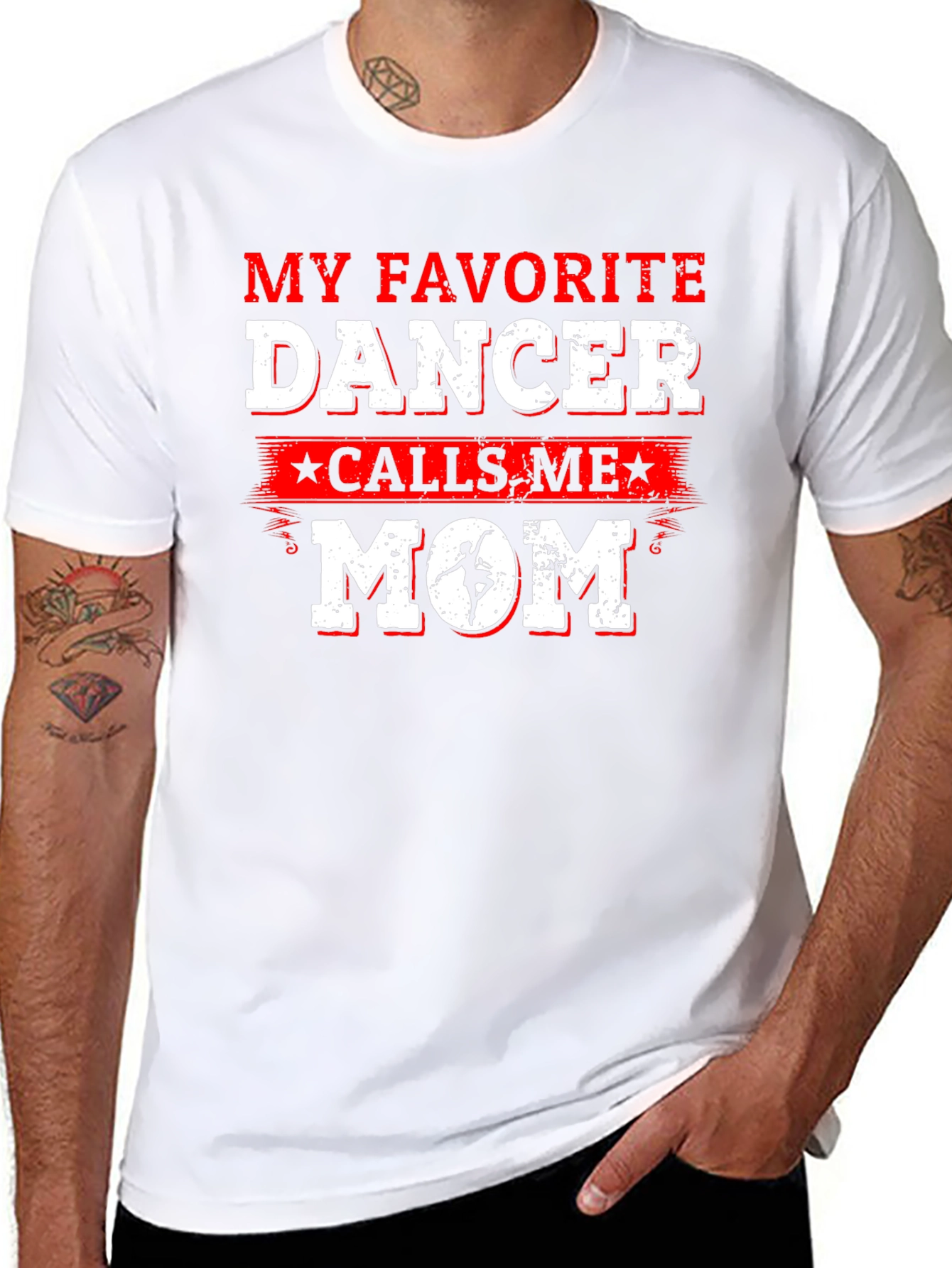 Favorite Dancer Mom T-Shirt - Dance Parent Gift