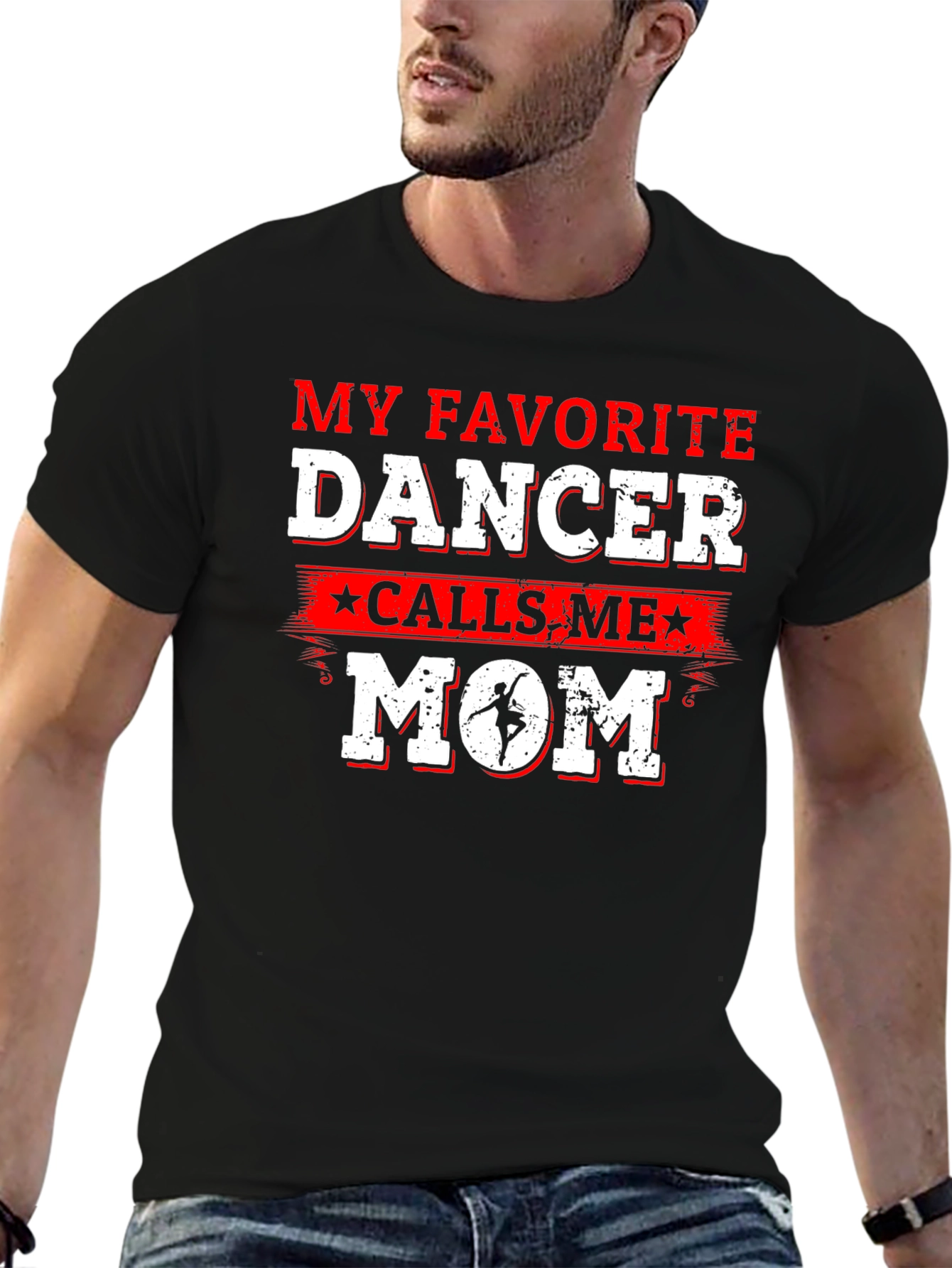 Favorite Dancer Mom T-Shirt - Dance Parent Gift