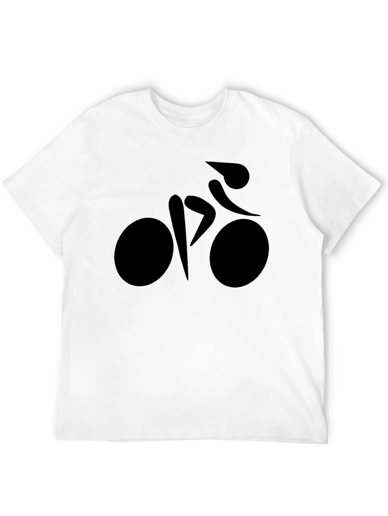 Black Biker Silhouette T-Shirt