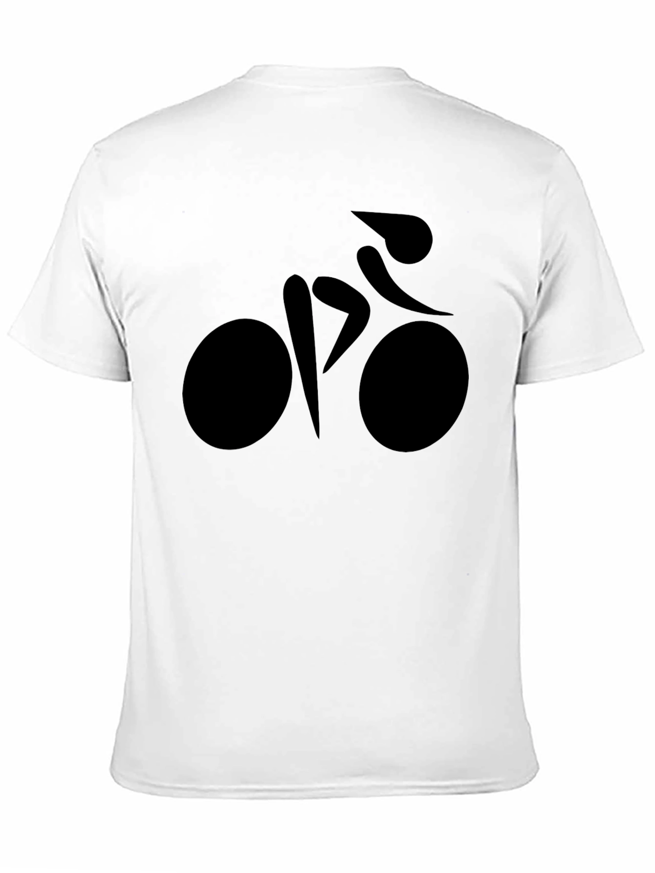 Black Biker Silhouette T-Shirt