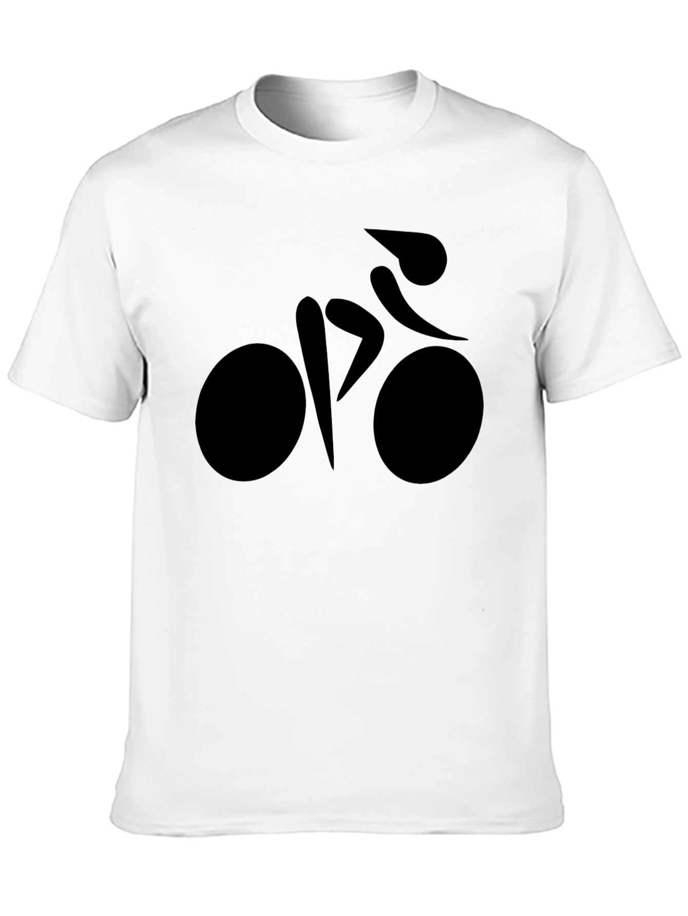 Black Biker Silhouette T-Shirt