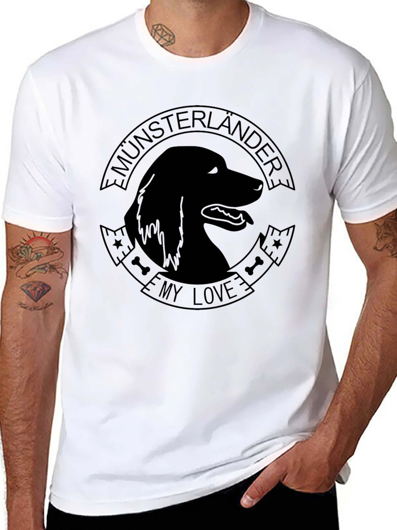 Munsterlander My Love Dog Breed T-Shirt