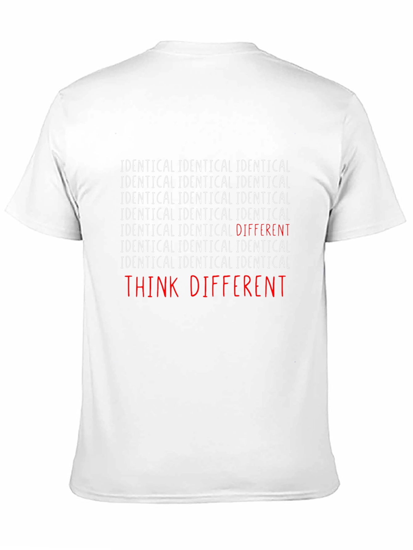 Think Different Crew Neck T-Shirt