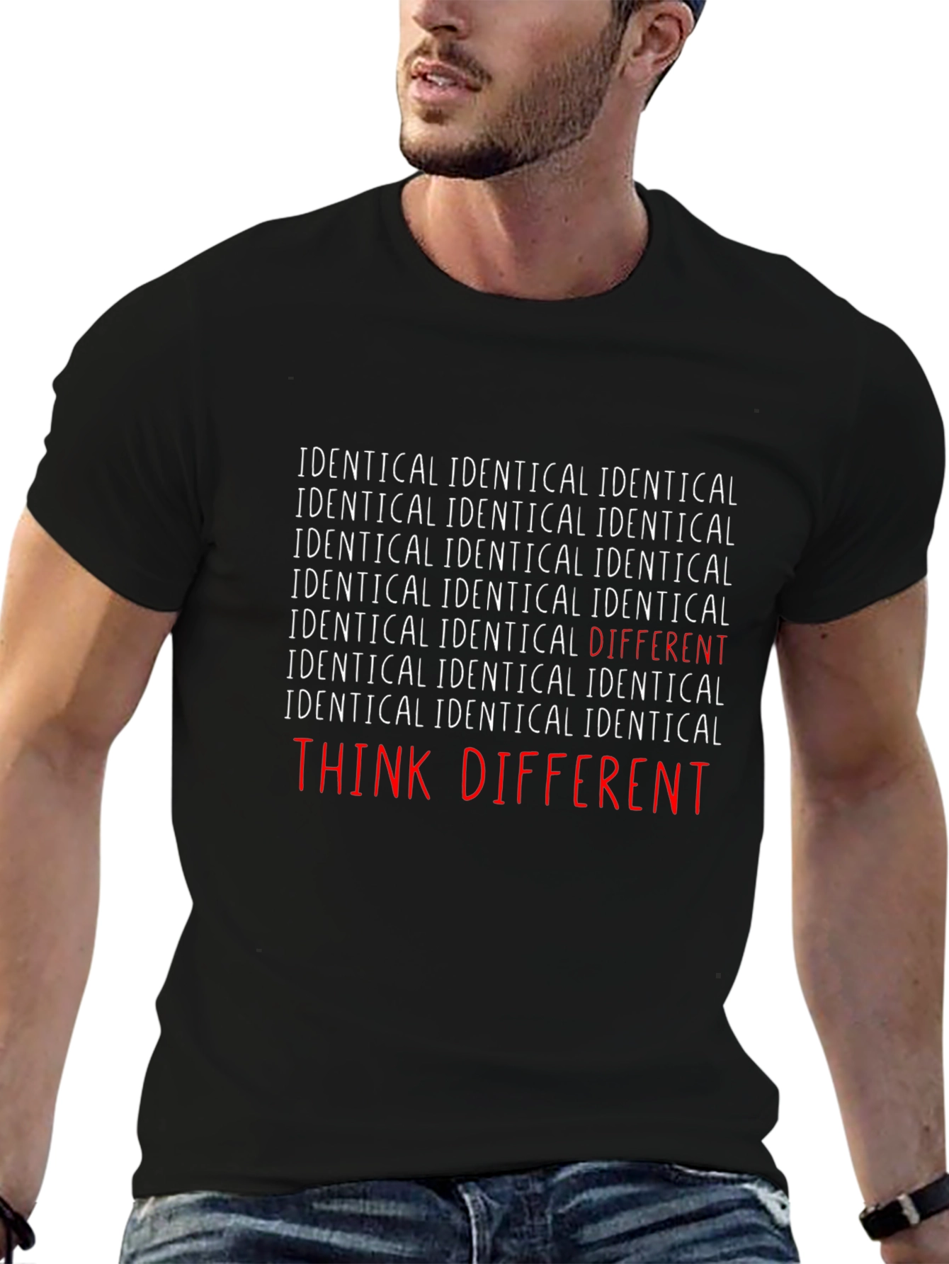Think Different Crew Neck T-Shirt