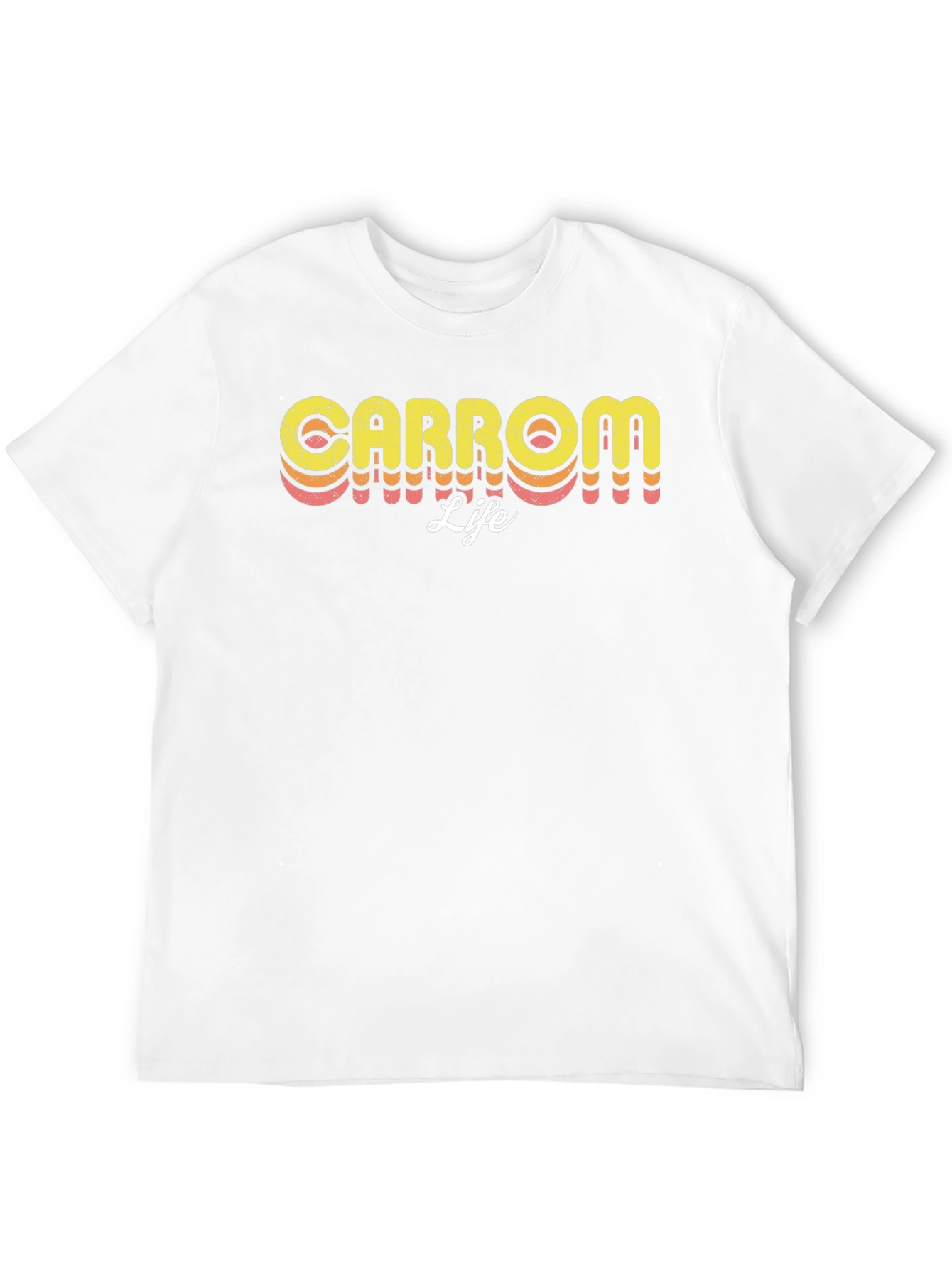 Carrom Life Retro Style Graphic Tee