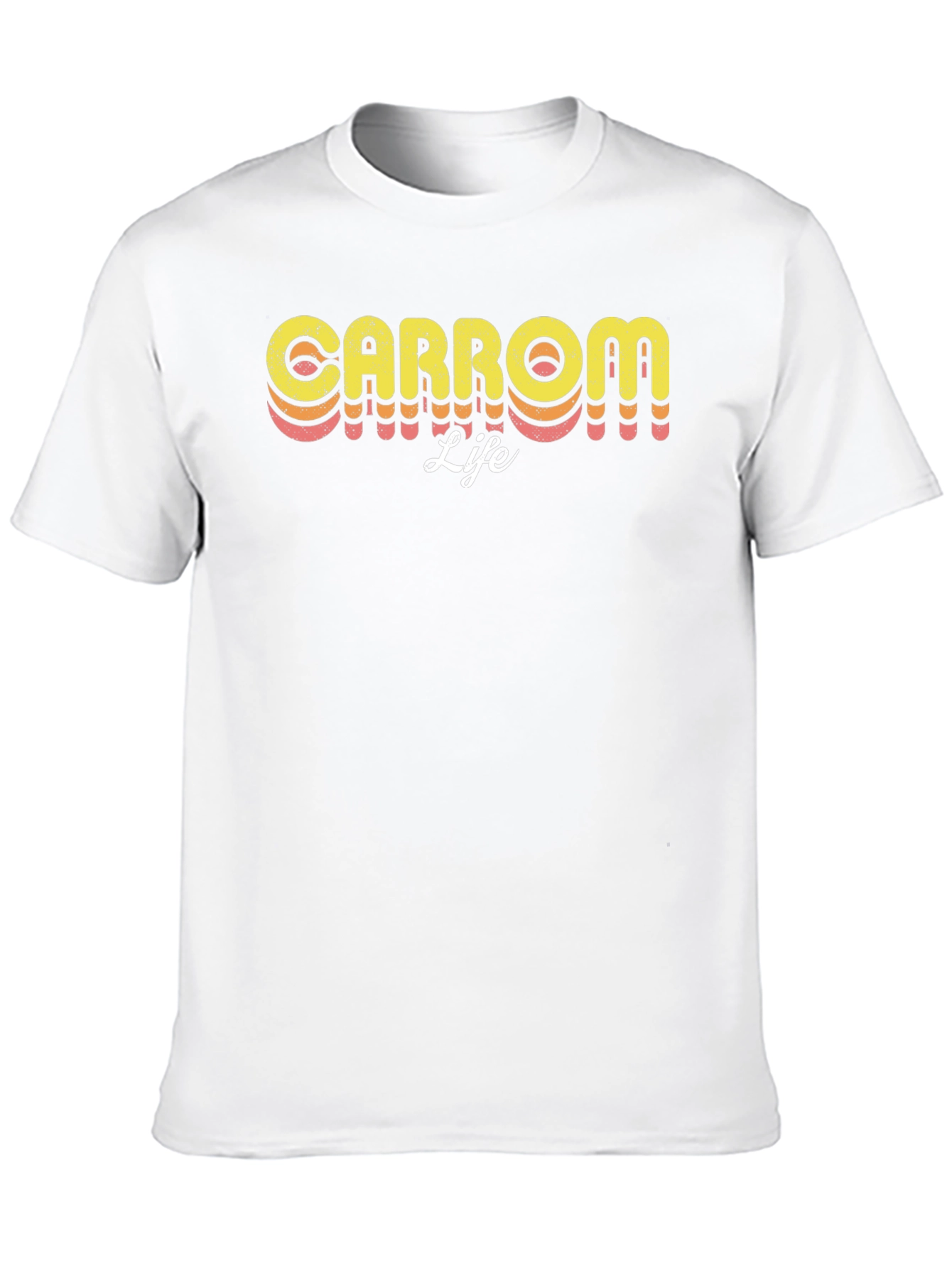 Carrom Life Retro Style Graphic Tee