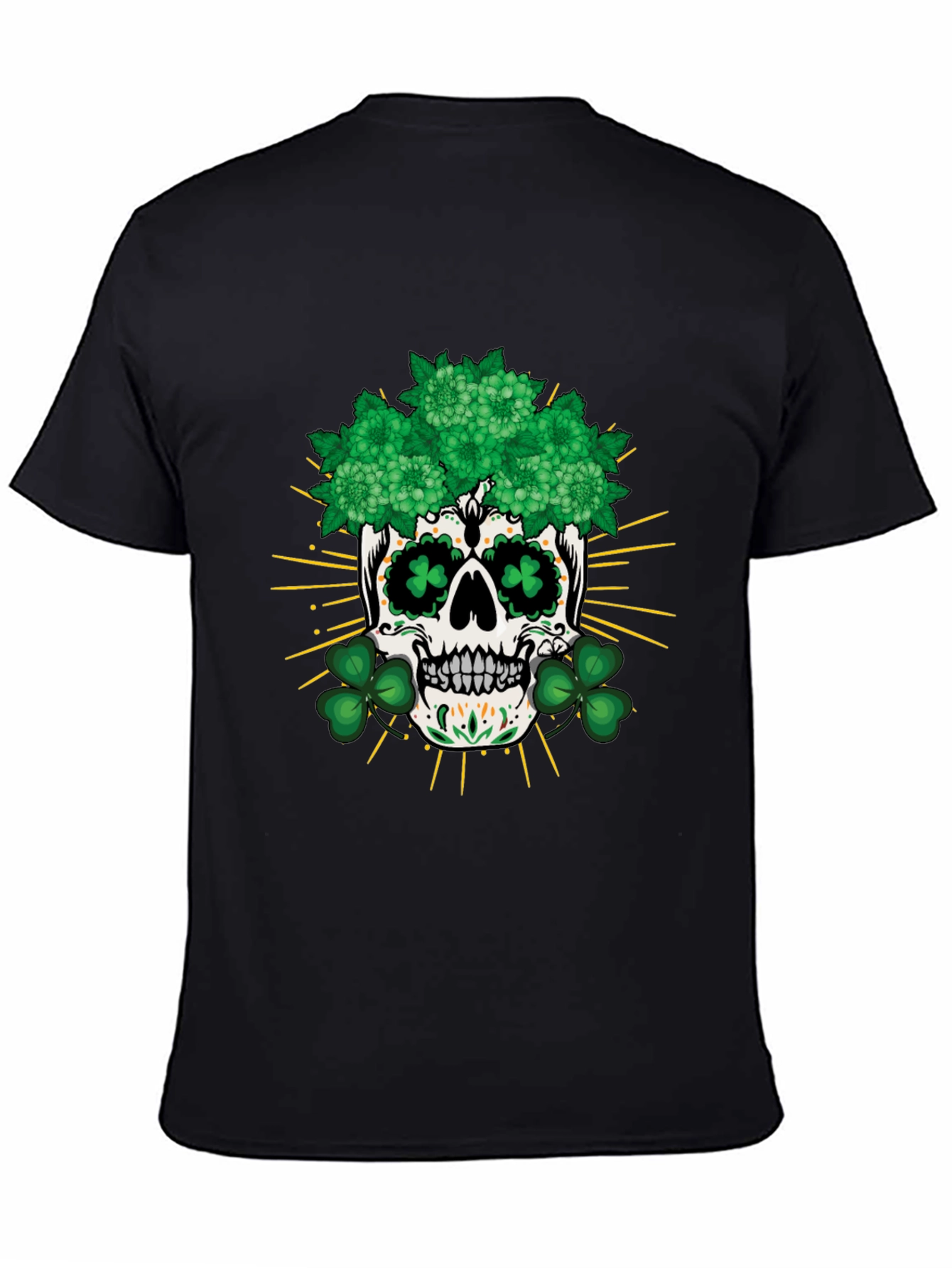 St. Patricks Day Skull Graphic Tee