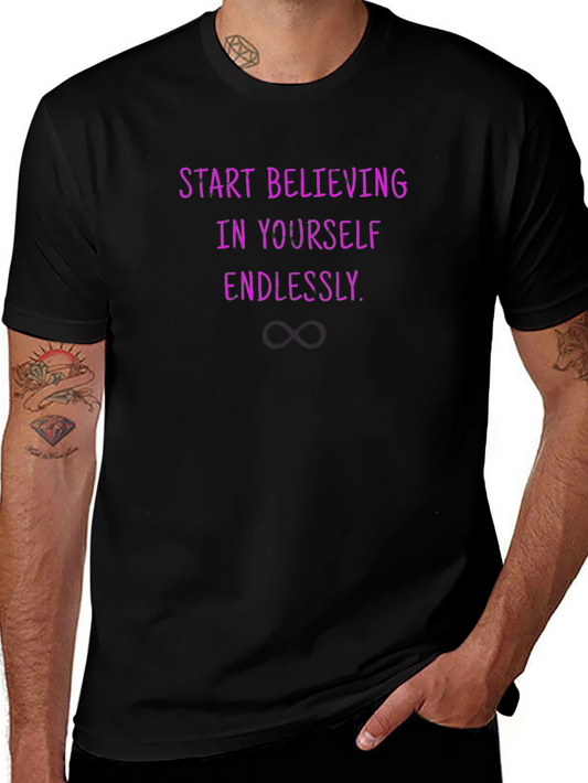 Believe in Yourself T-Shirt - Black Tee