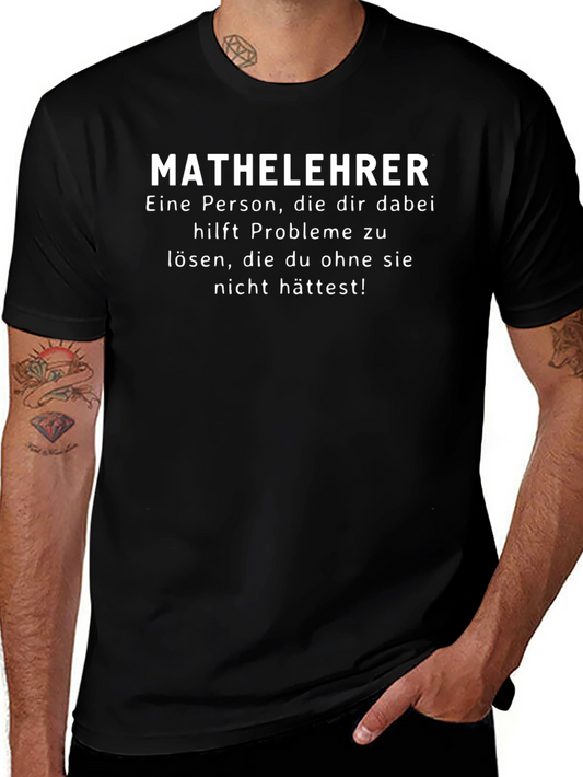 Funny Math Teacher T-Shirt - Problem Solver