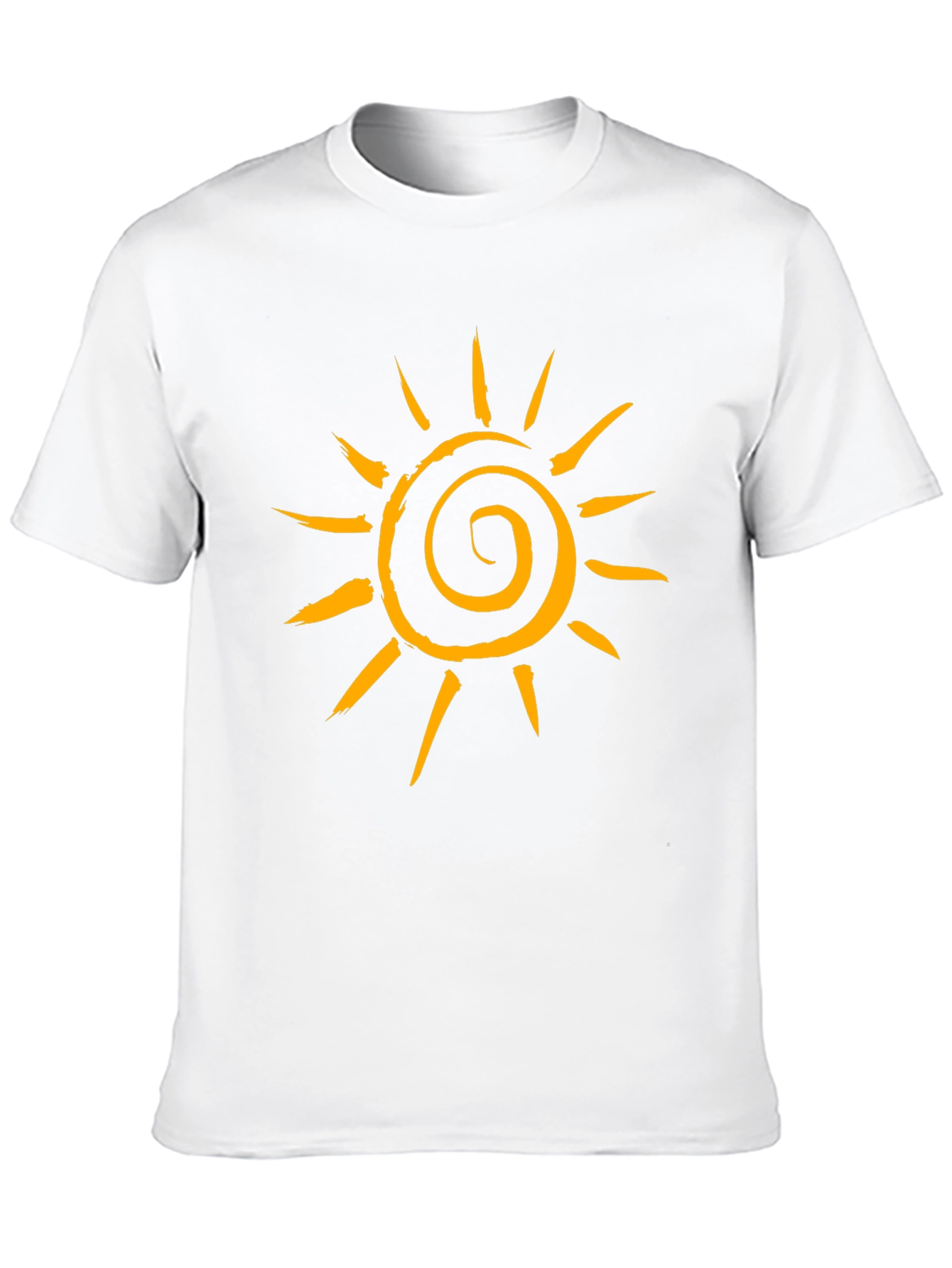 Sun Graphic T-Shirt - Black Cotton Tee