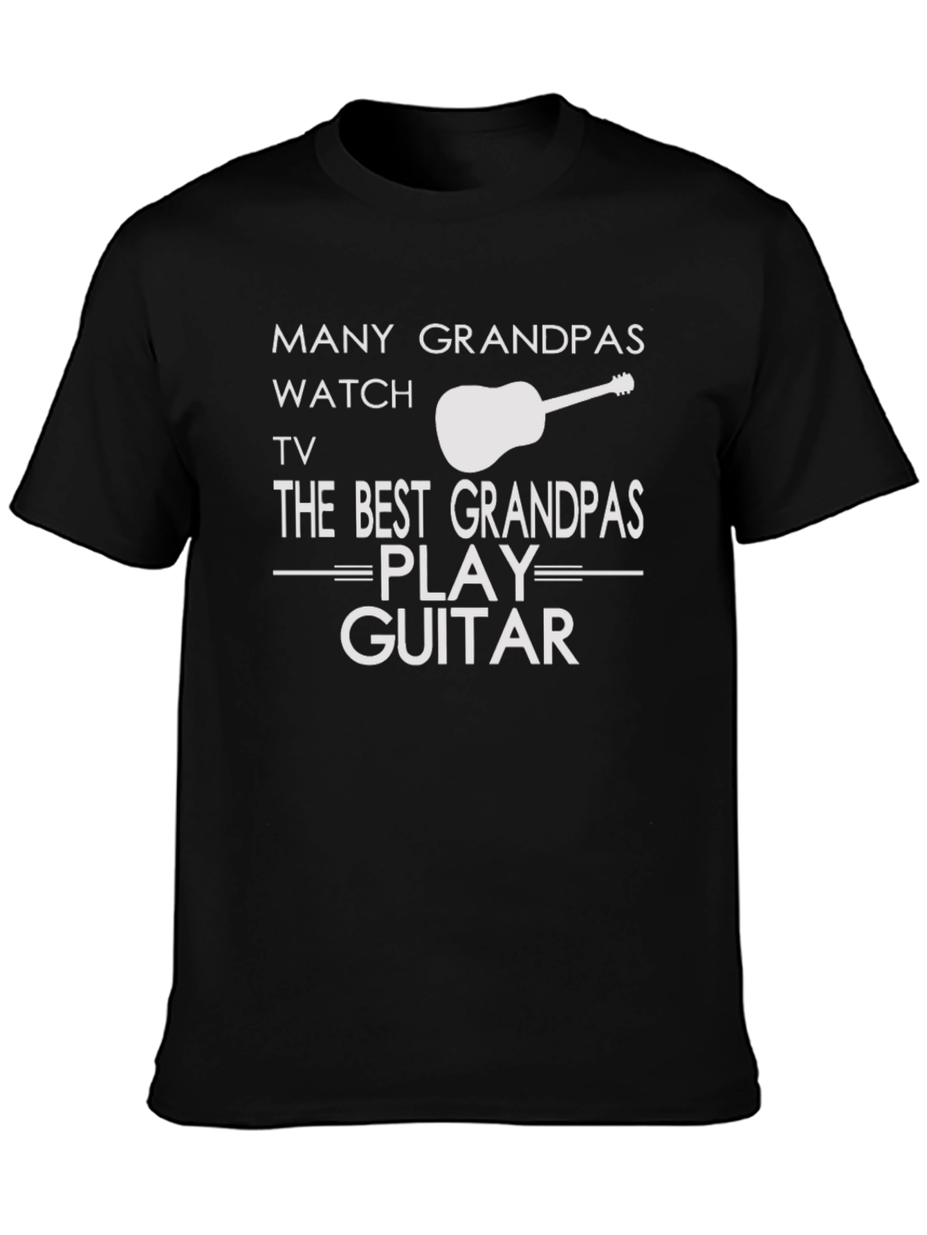 Best Grandpas Play Guitar T-Shirt