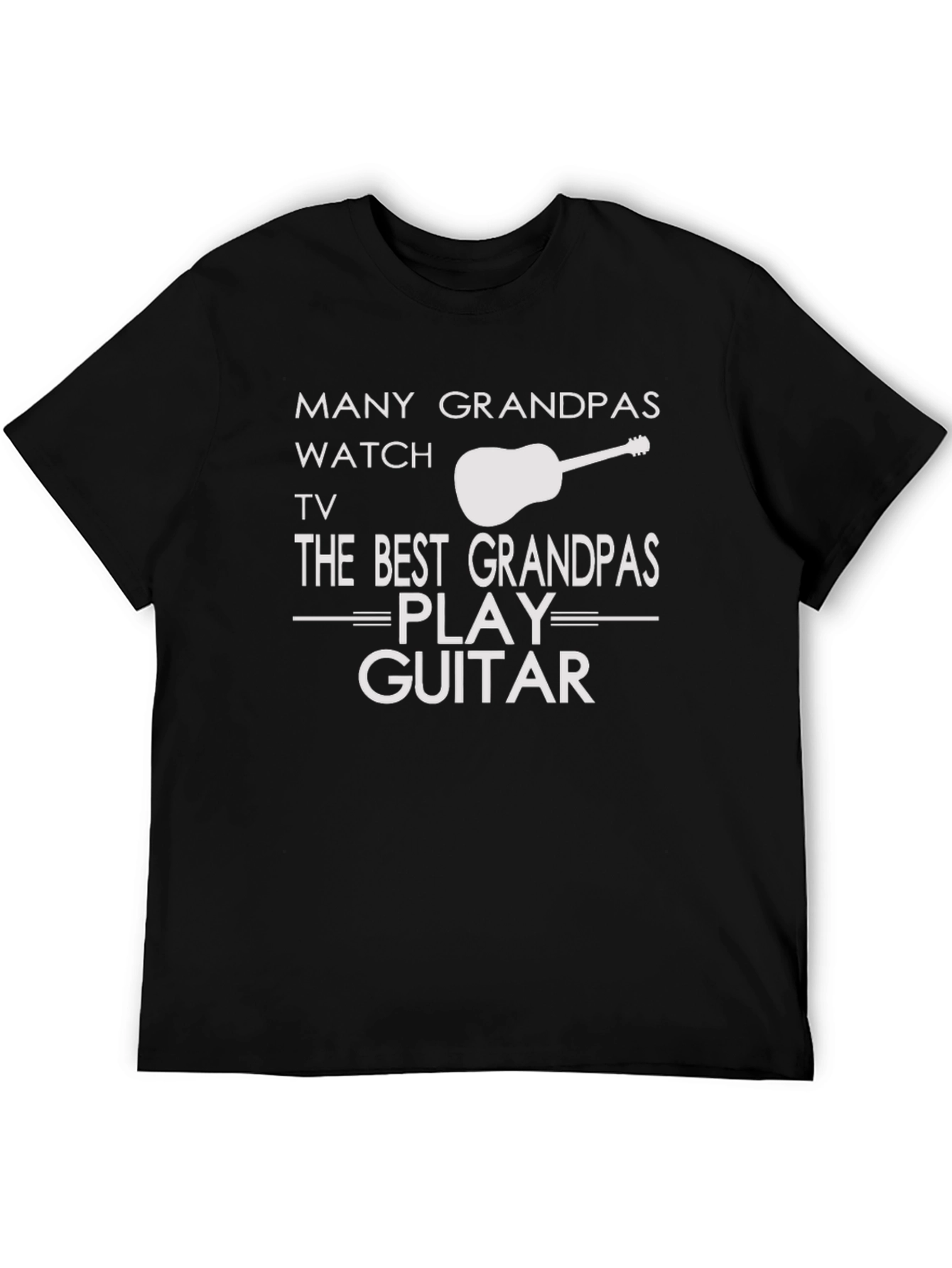 Best Grandpas Play Guitar T-Shirt