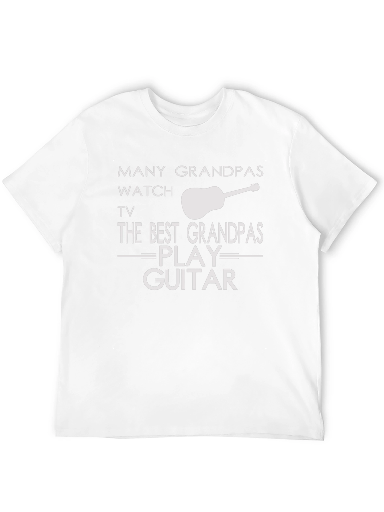 Best Grandpas Play Guitar T-Shirt