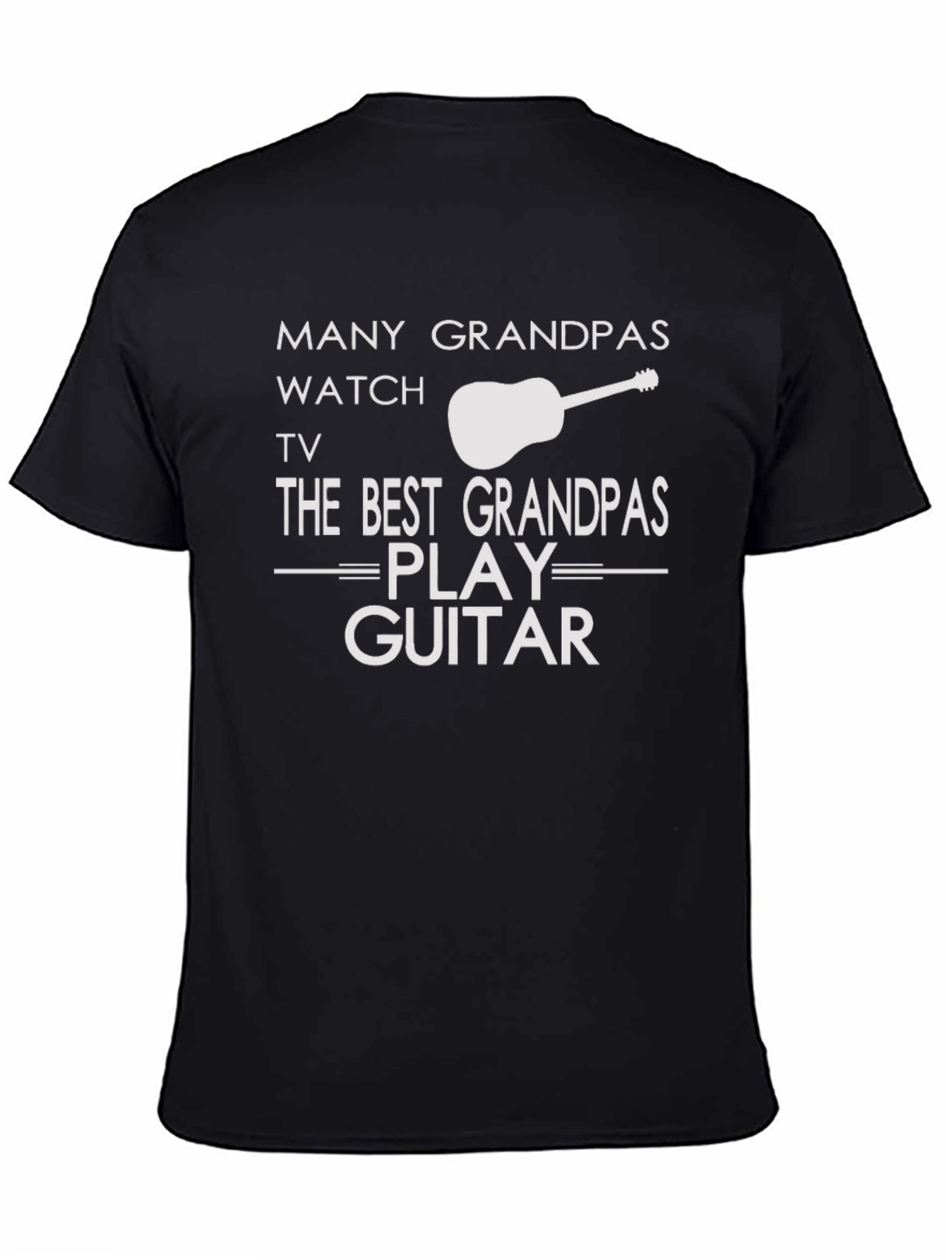 Best Grandpas Play Guitar T-Shirt