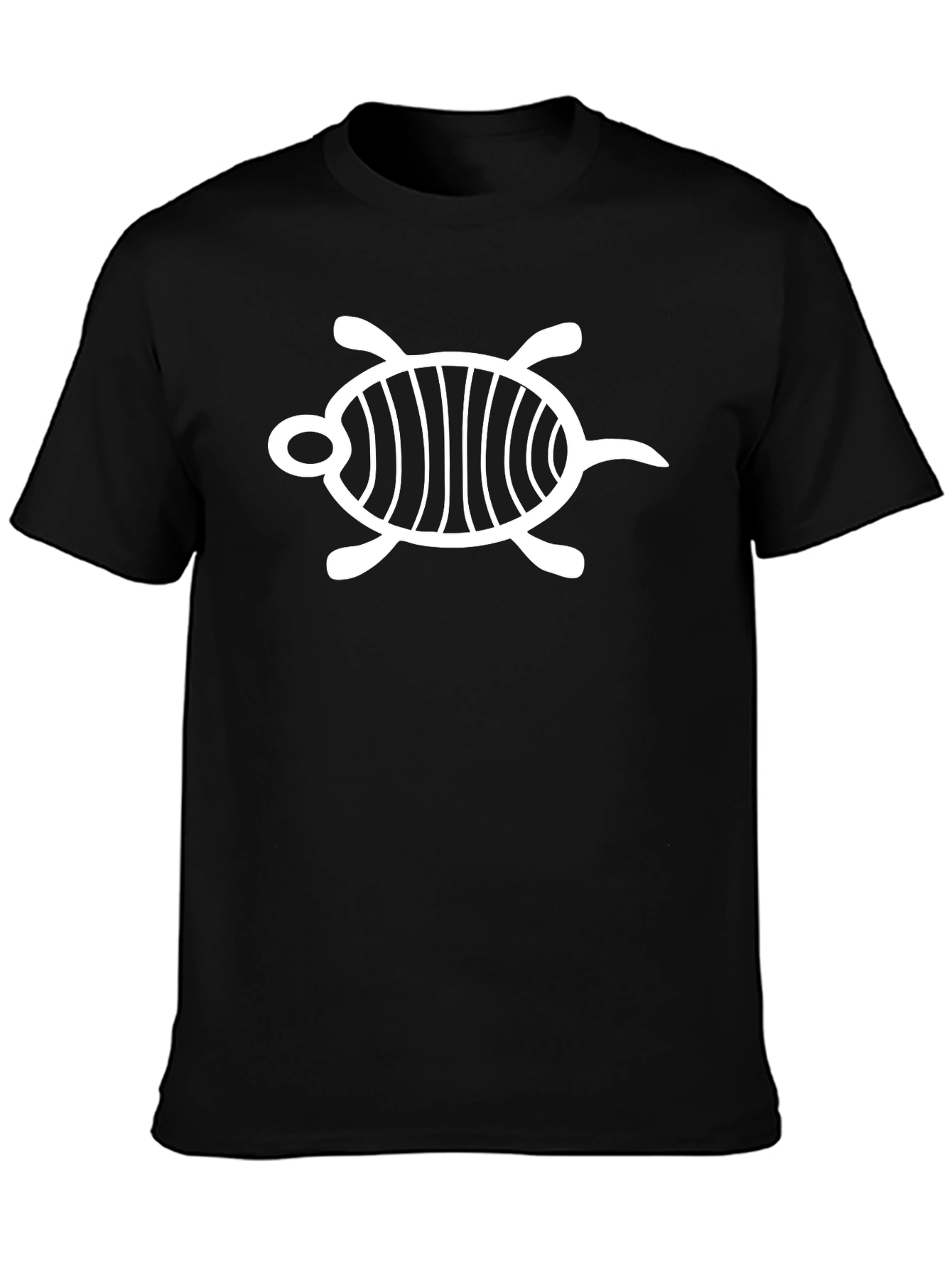 Black Turtle Graphic Tee - Soft Cotton Comfort