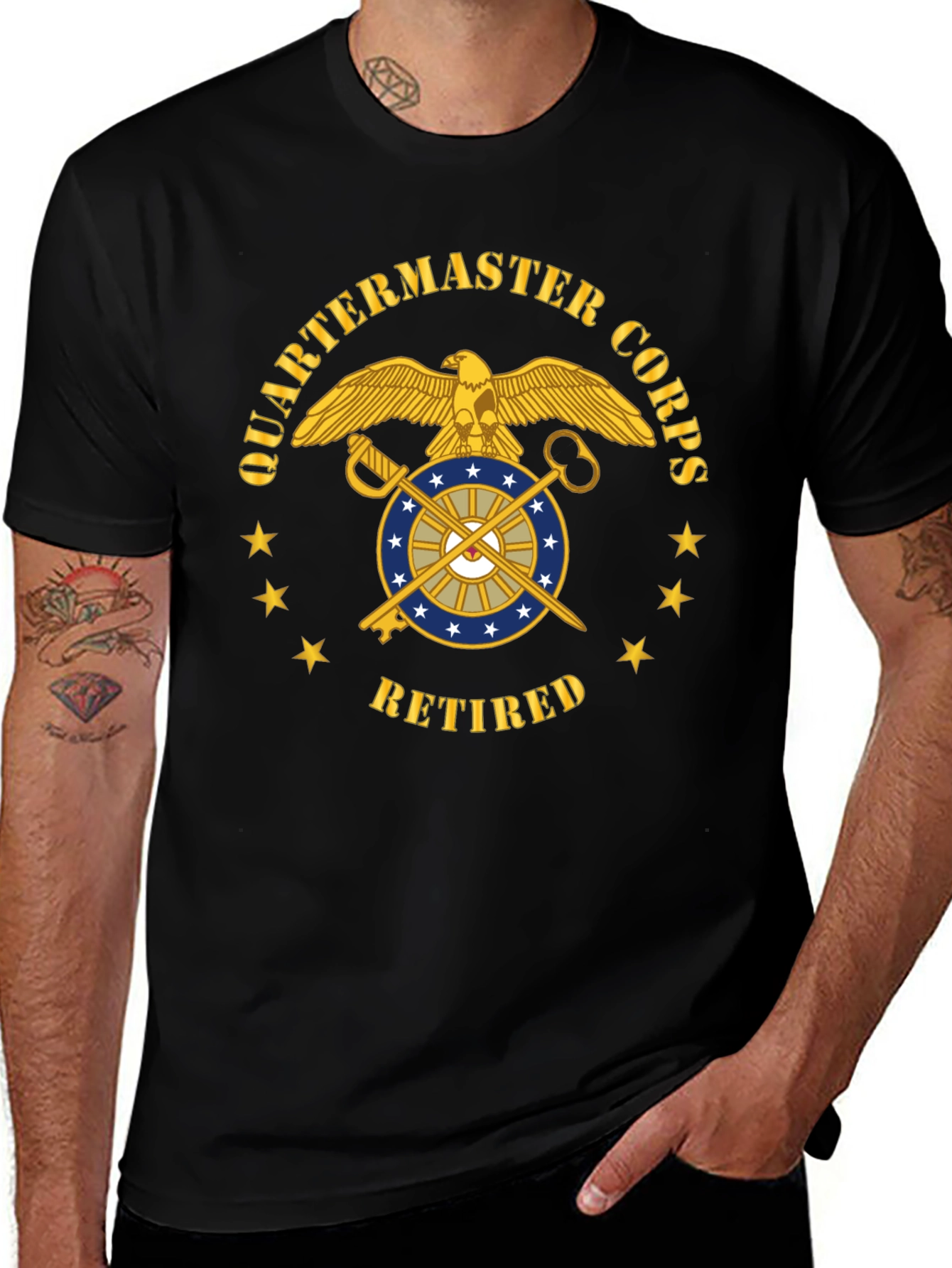 Quartermaster Corps Retired Graphic T-Shirt