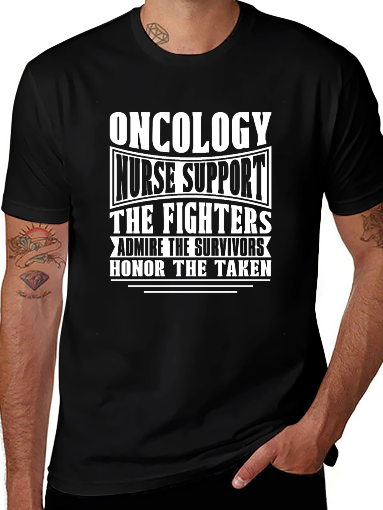 Oncology Nurse Support T-Shirt - Fight Cancer!