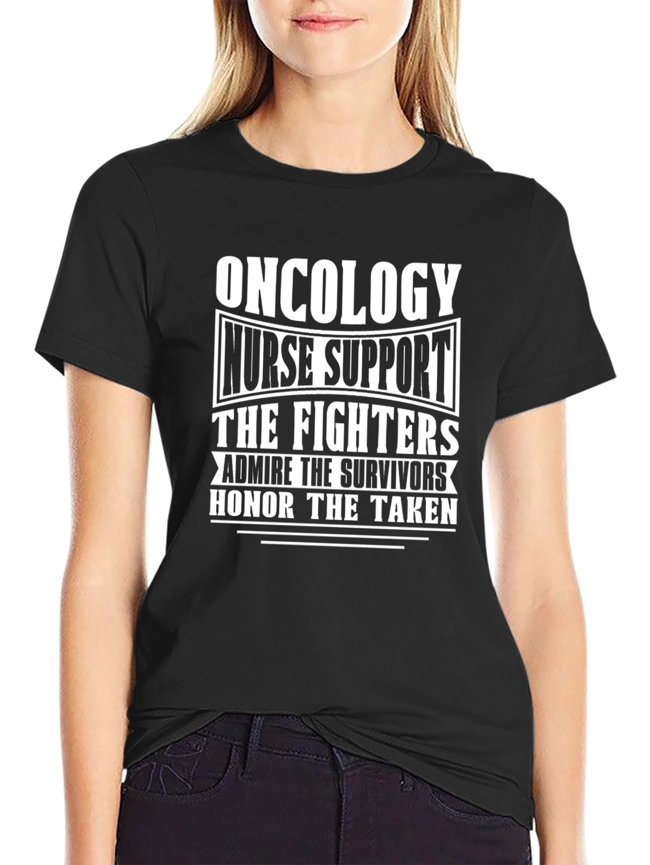 Oncology Nurse Support T-Shirt - Fight Cancer!