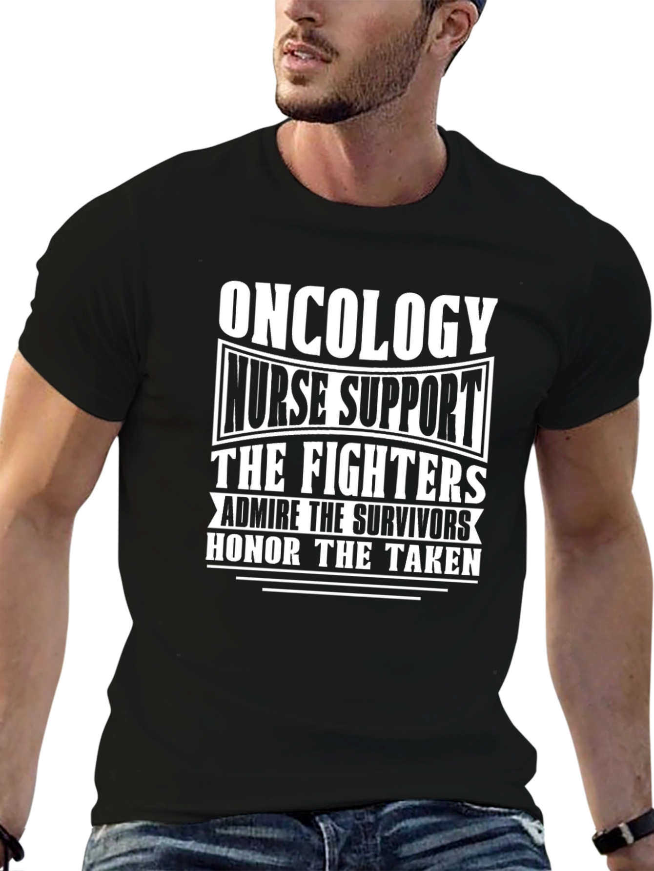 Oncology Nurse Support T-Shirt - Fight Cancer!