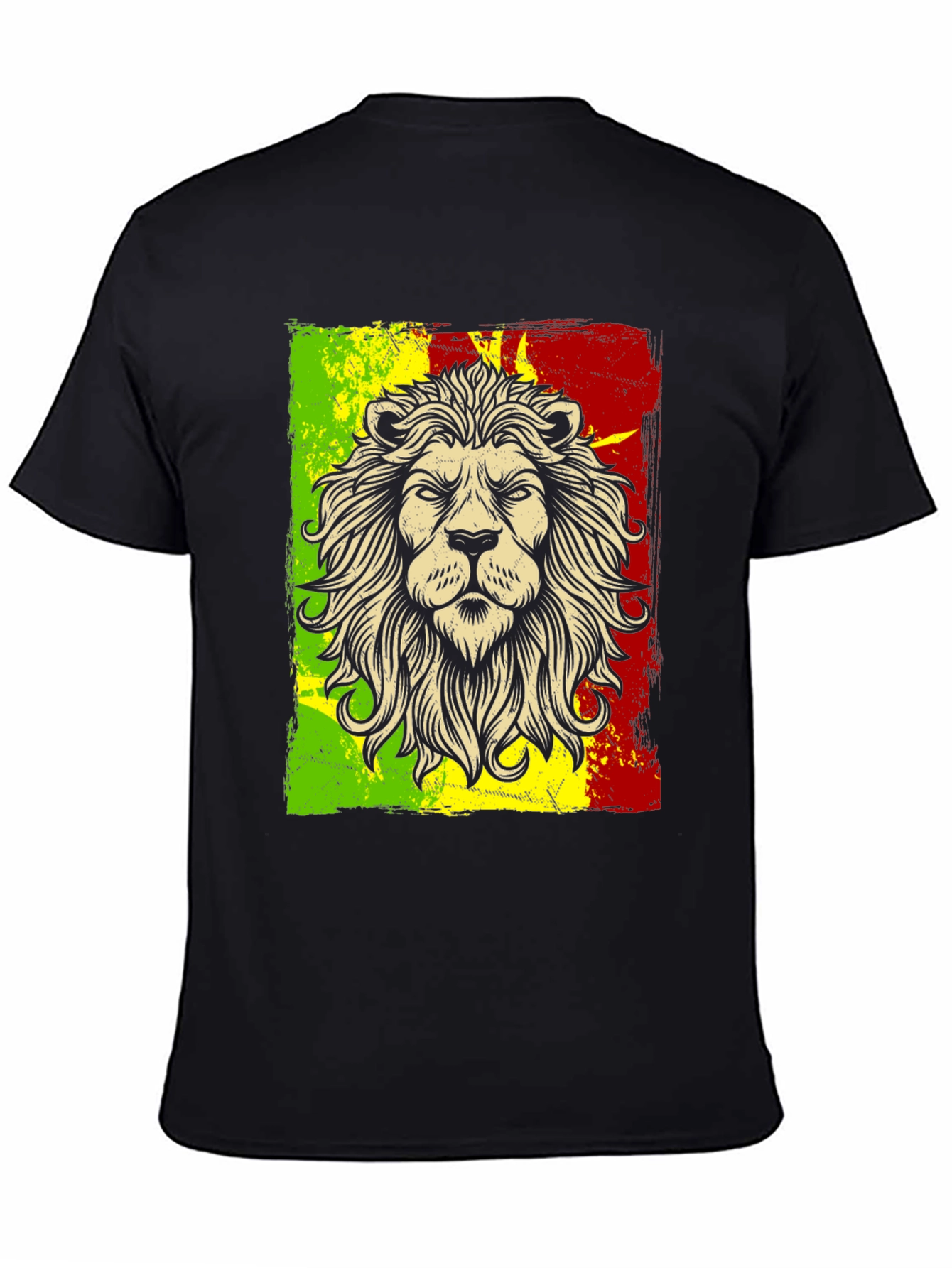 Rasta Lion Graphic T-Shirt - Reggae Style