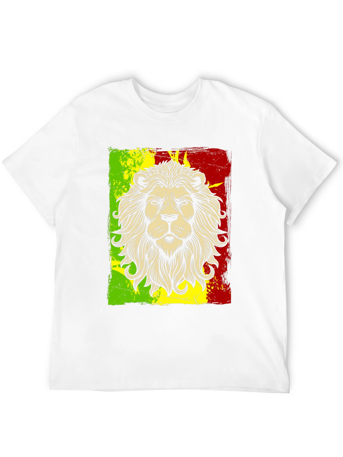 Rasta Lion Graphic T-Shirt - Reggae Style