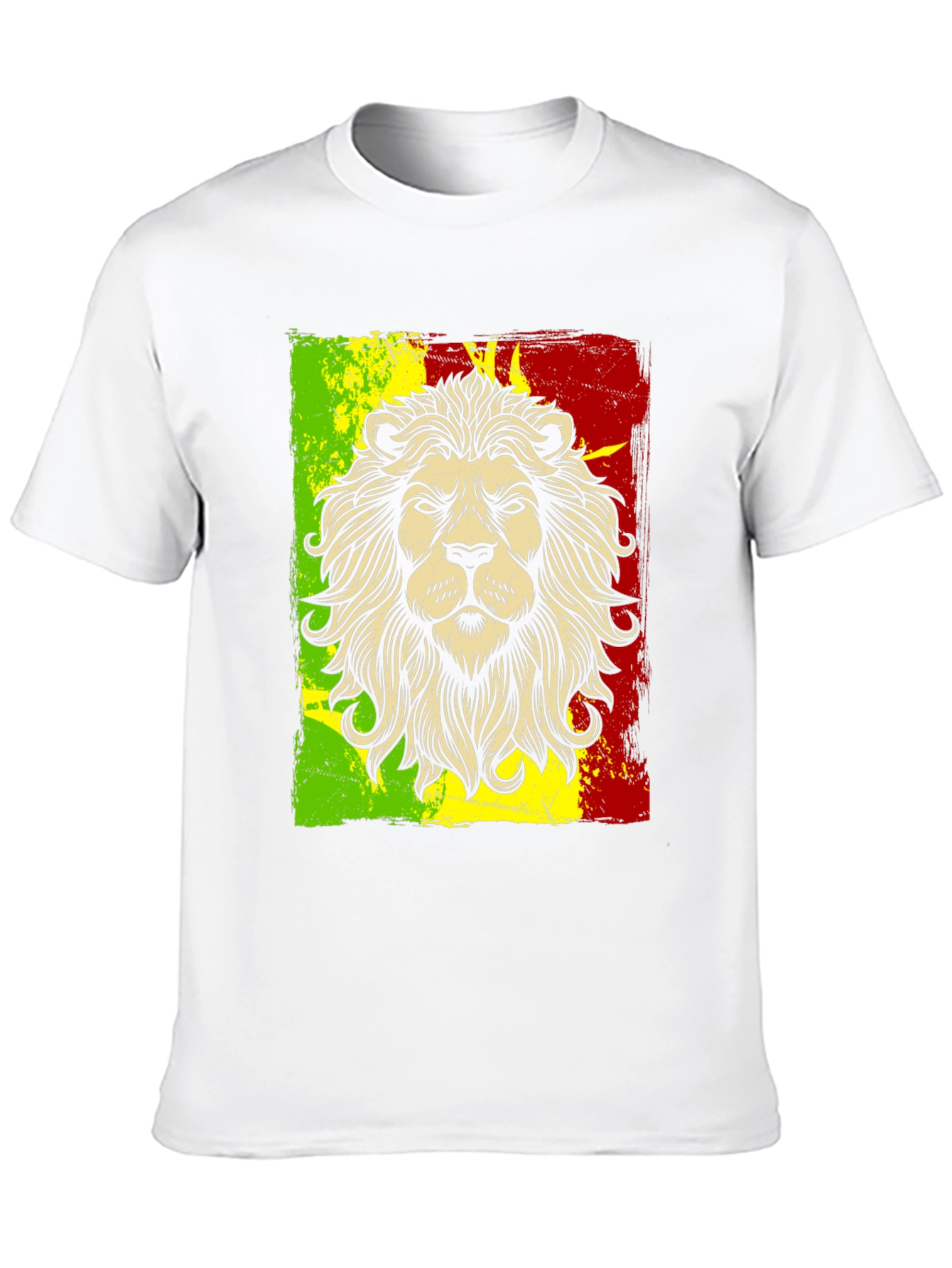 Rasta Lion Graphic T-Shirt - Reggae Style