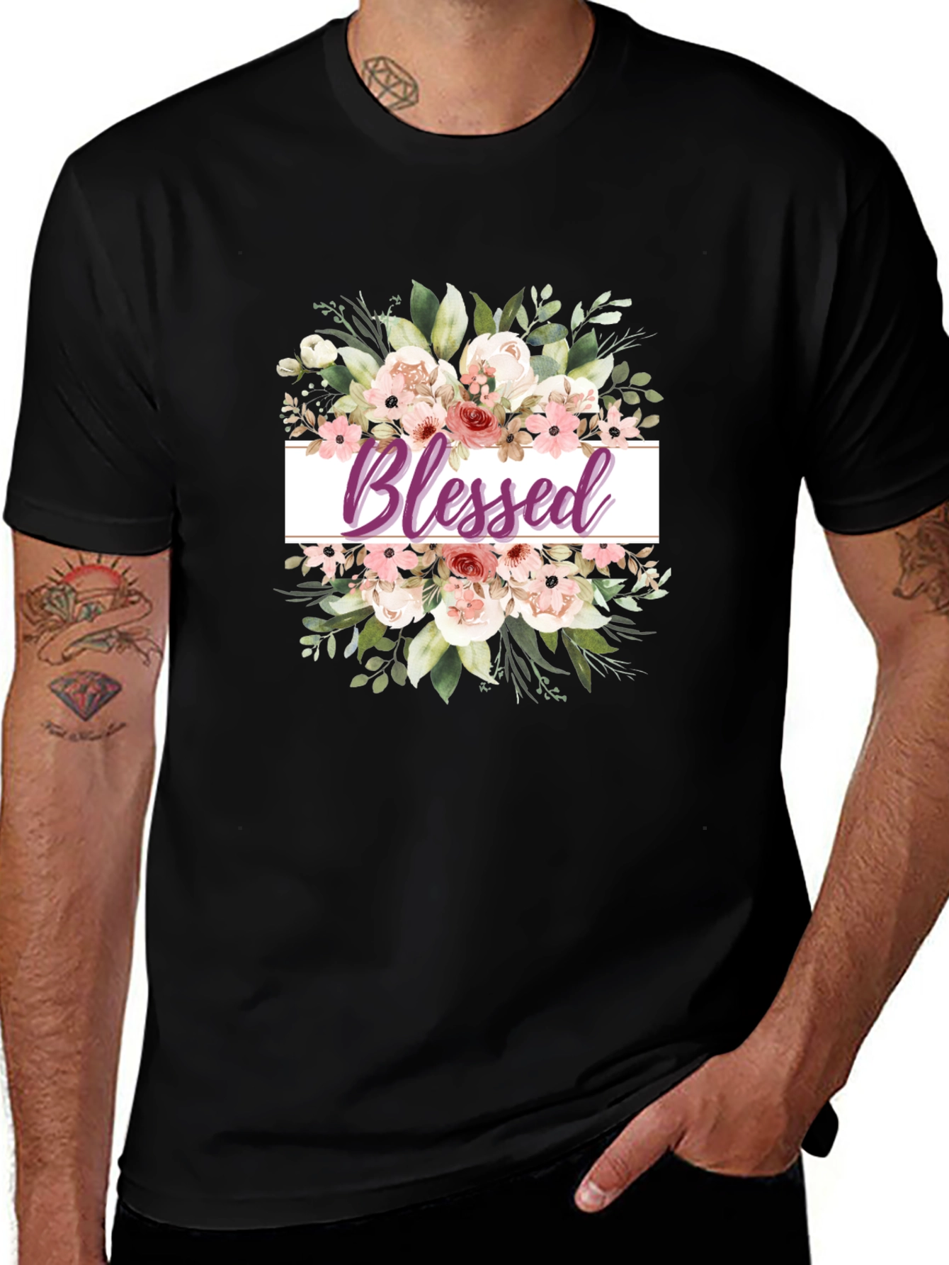 Blessed Floral T-Shirt - Stylish & Comfortable