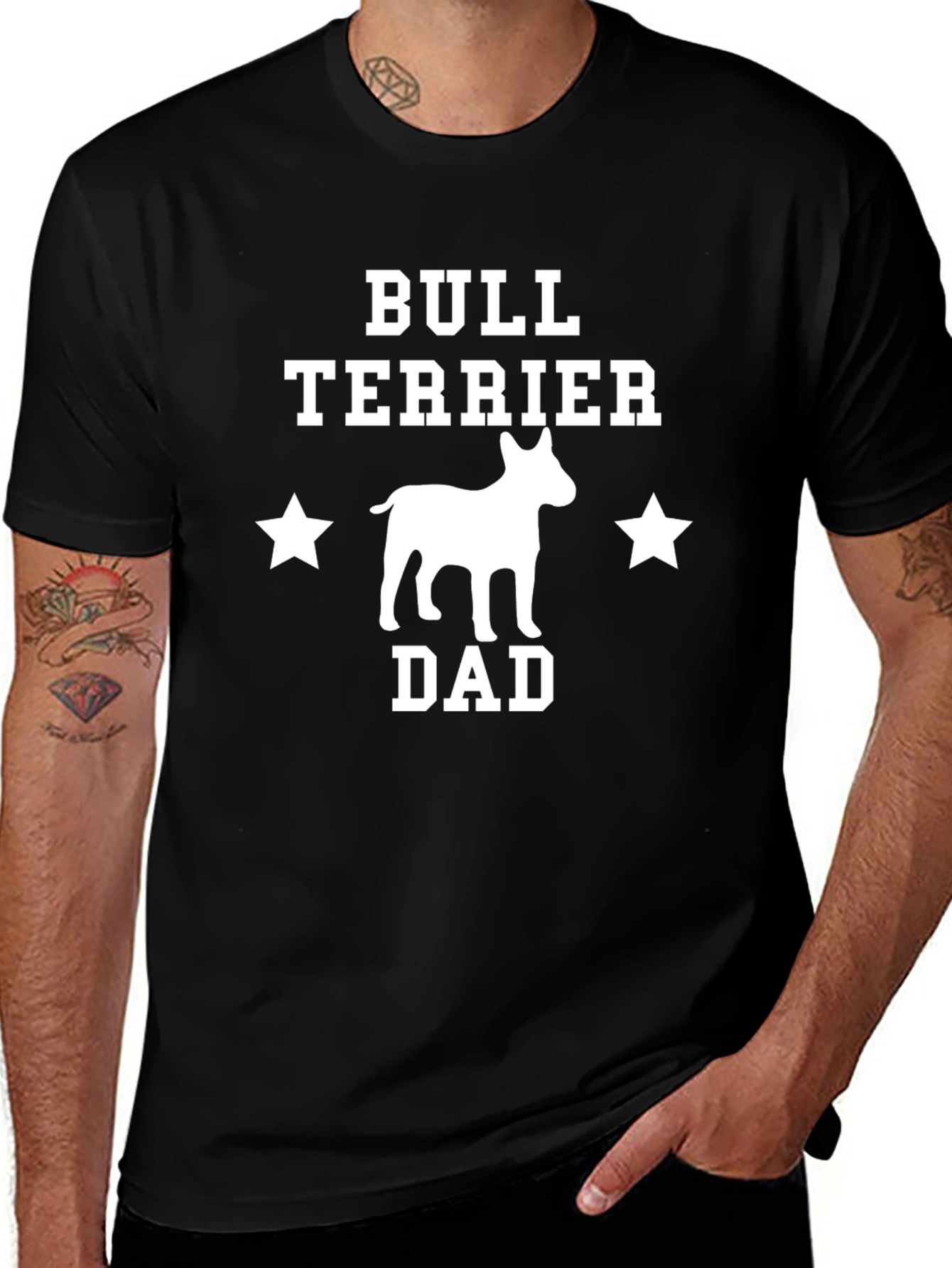Bull Terrier Dad T-Shirt