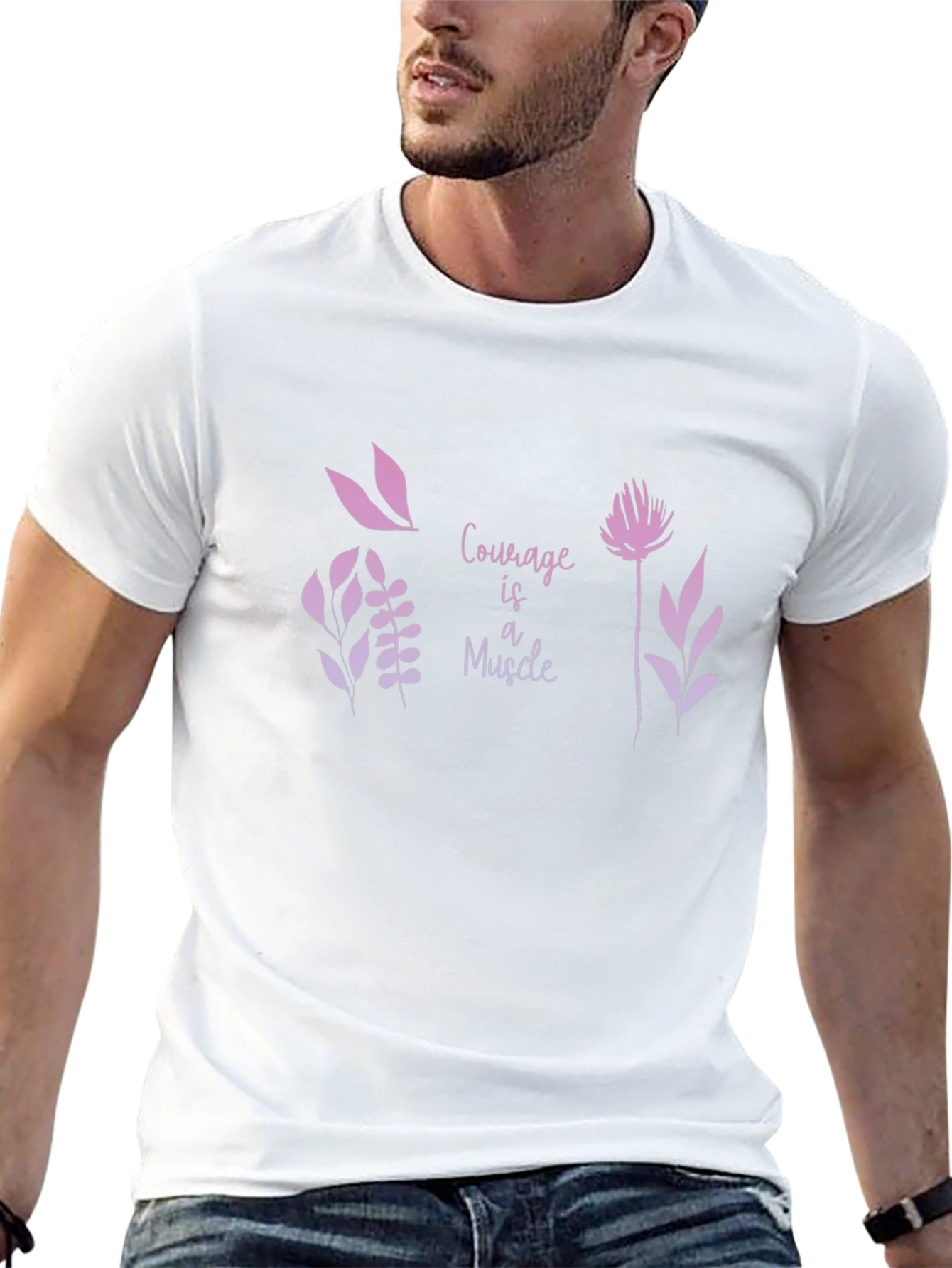 Courage is a Muscle Graphic Tee