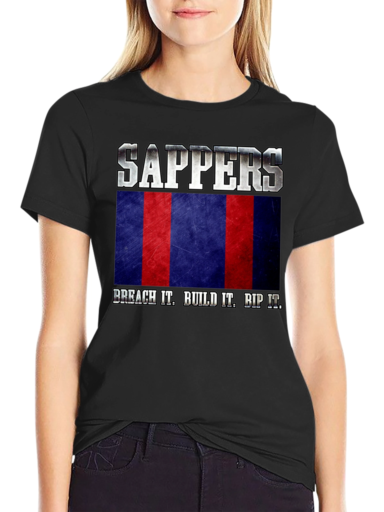 Sappers Military T-Shirt - Breach Build Bip